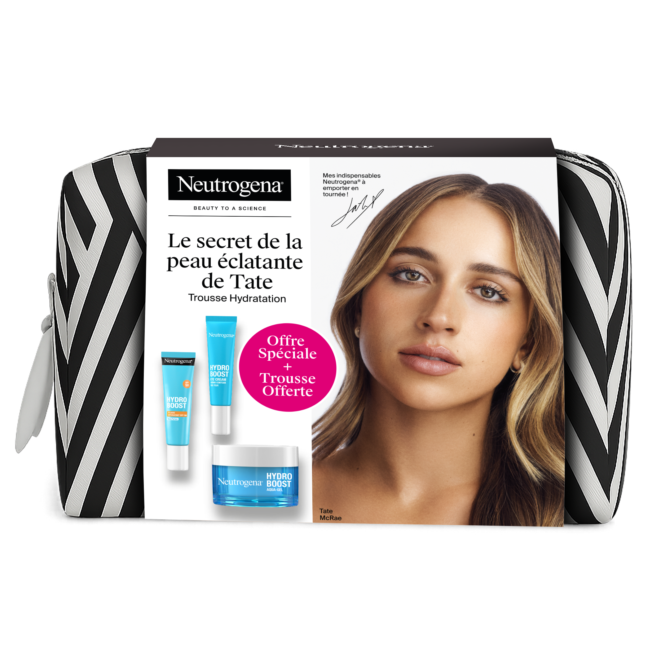 Neutrogena Trousse Hydro Boost x3 produits HB gel HB yeux HB mini SPF50 15ml