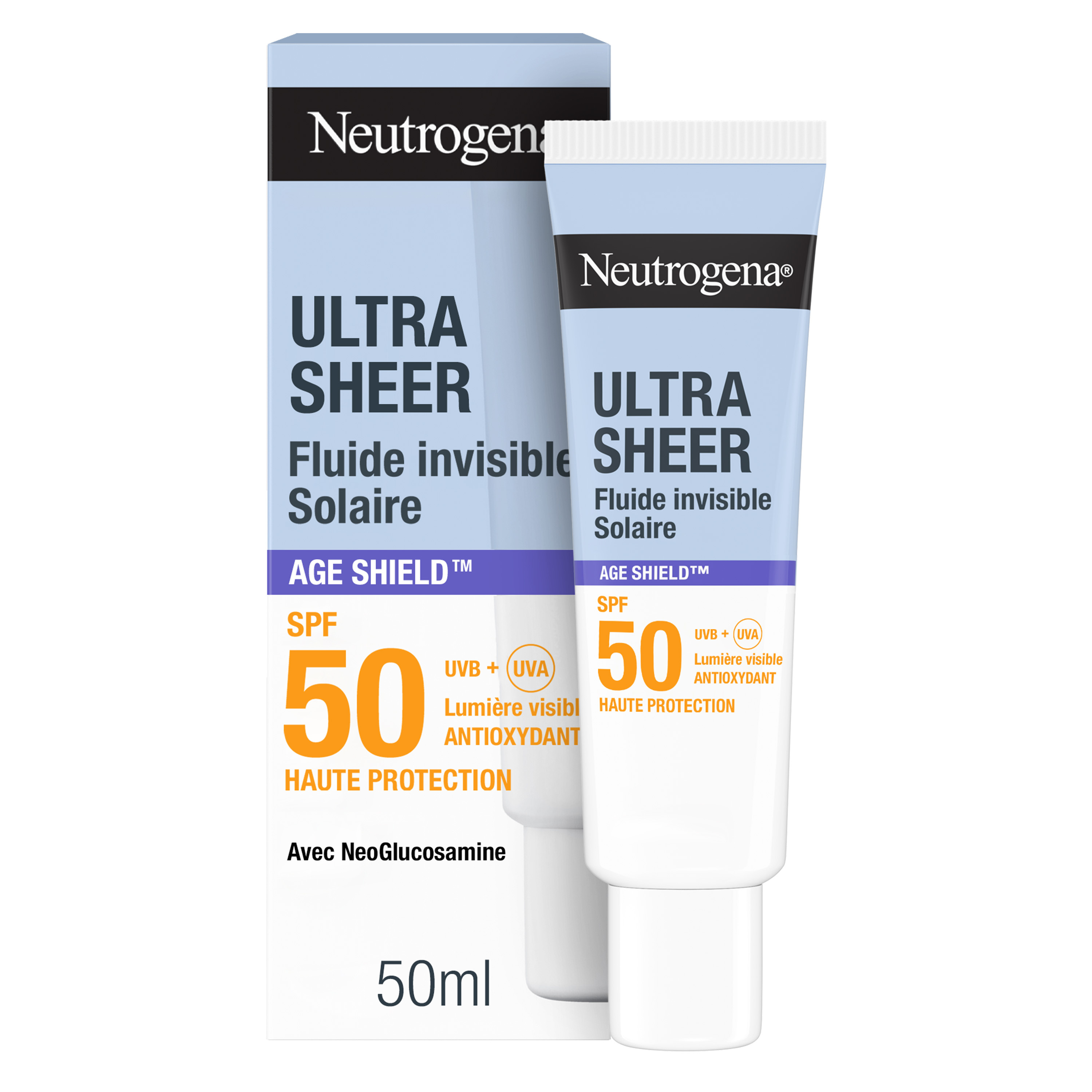 Neutrogena Fluide Invisible Anti âge SPF50 50ml - vue 1