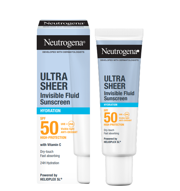 Neutrogena Fluide Invisible Hydratant SPF50 50ml - vue 1
