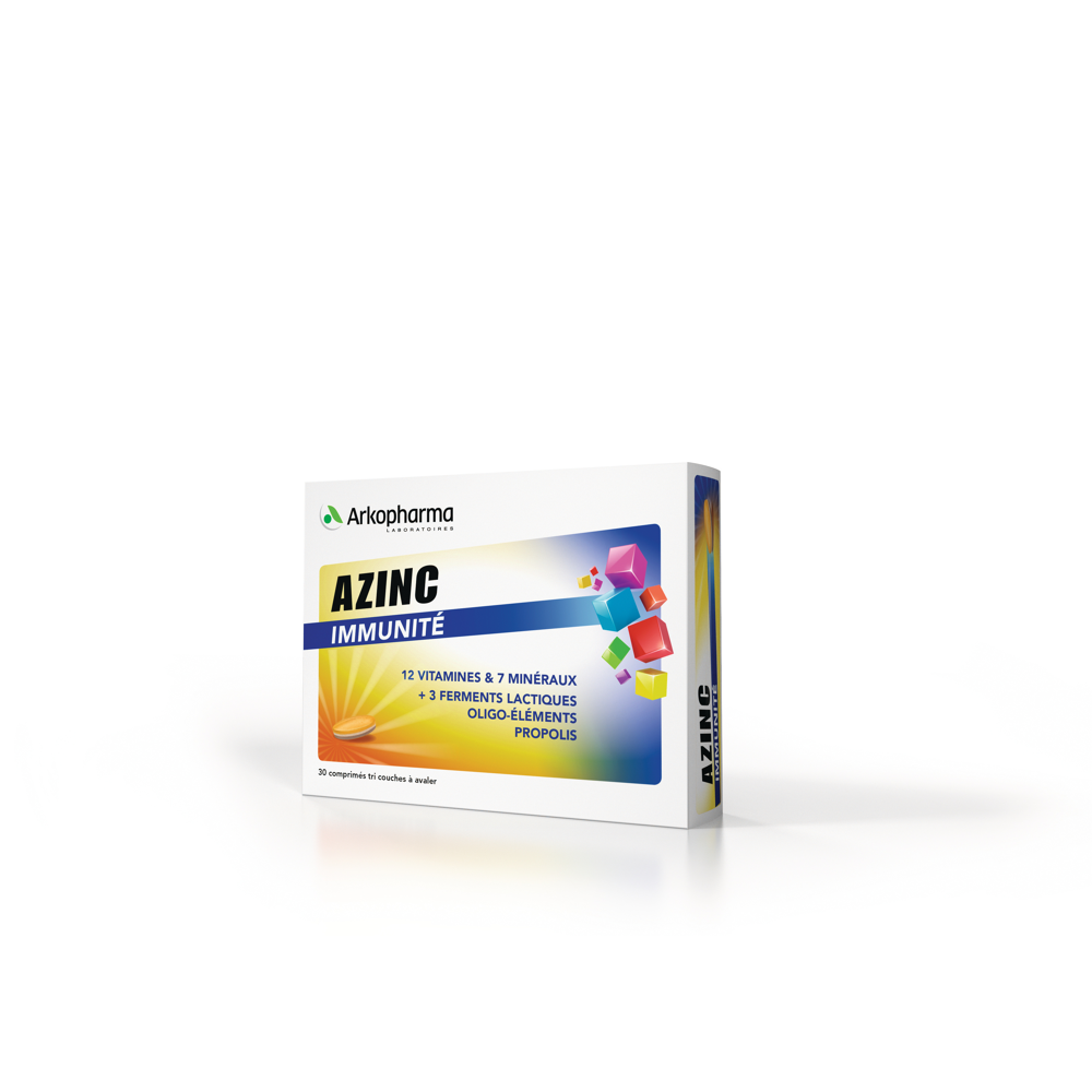 Azinc Immunité Tri Couches 30 Comprimés Dès 15 ans