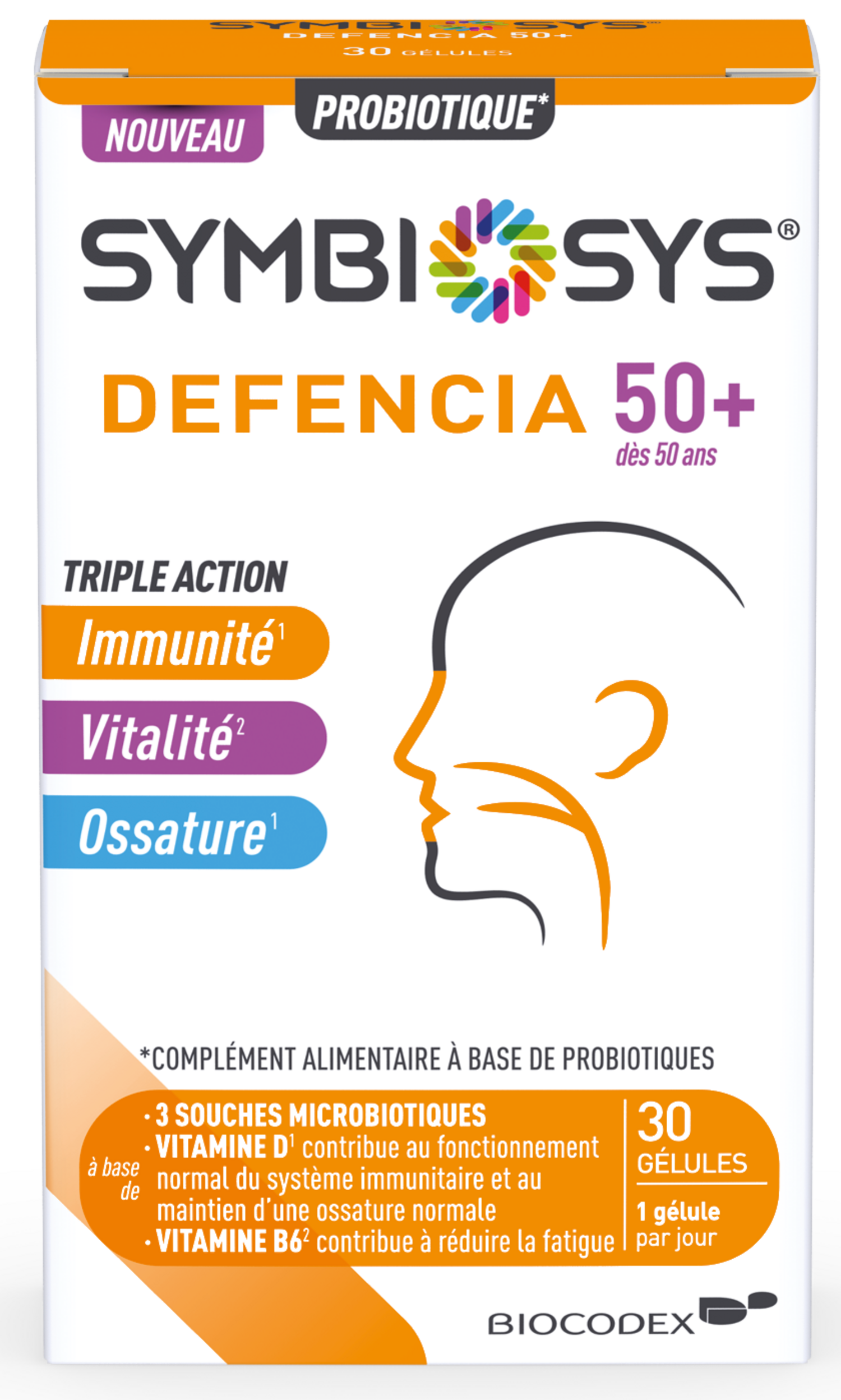 Symbiosys Defencia 50+ Boîte de 30 Gélules