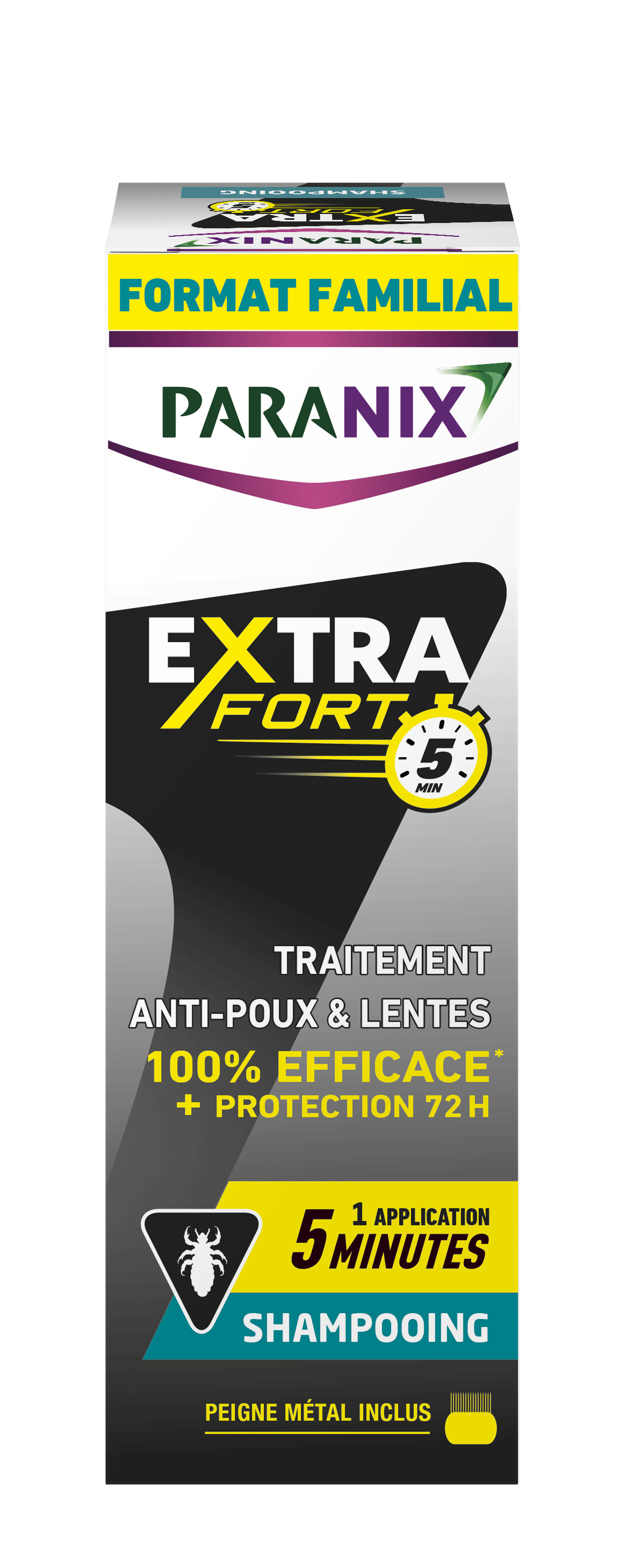 Extra Fort 5 Minutes Shampooing Anti-Poux et Lentes 300ml