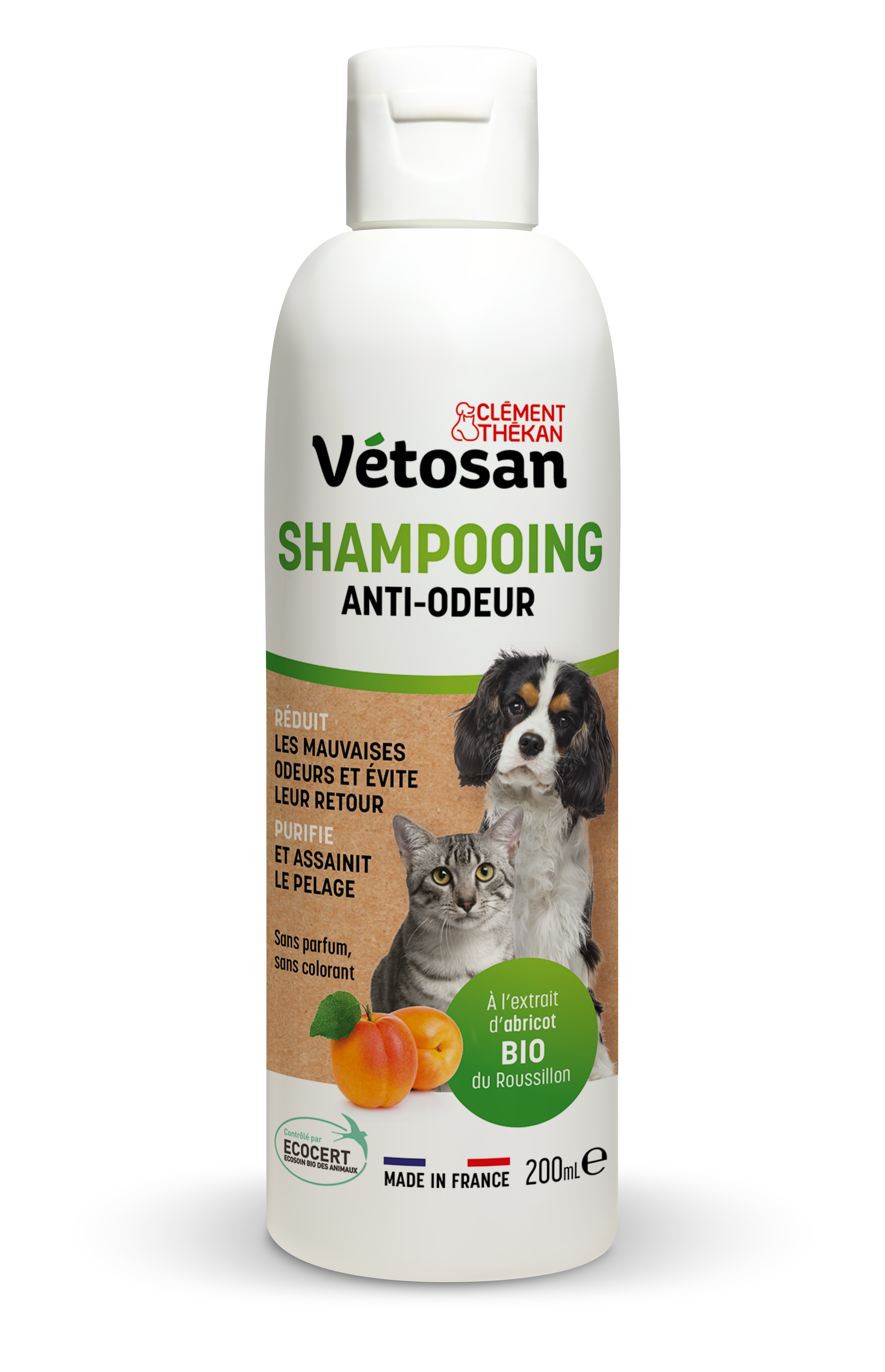 Vétosan Shampooing Anti-odeur Ecosoin 200ml
