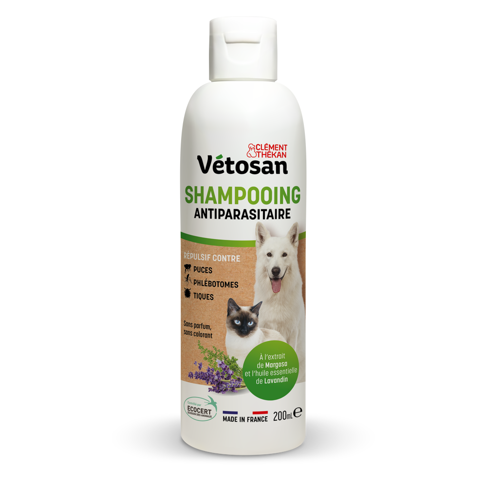 Vétosan Shampooing Répulsif Ecosoin 200ml