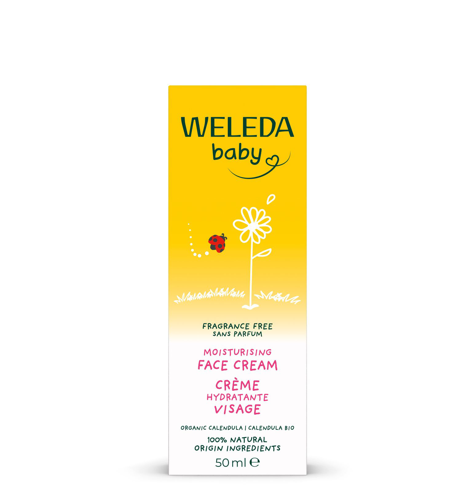 Weleda Crème hydratante visage calendula sans parfum 50ml