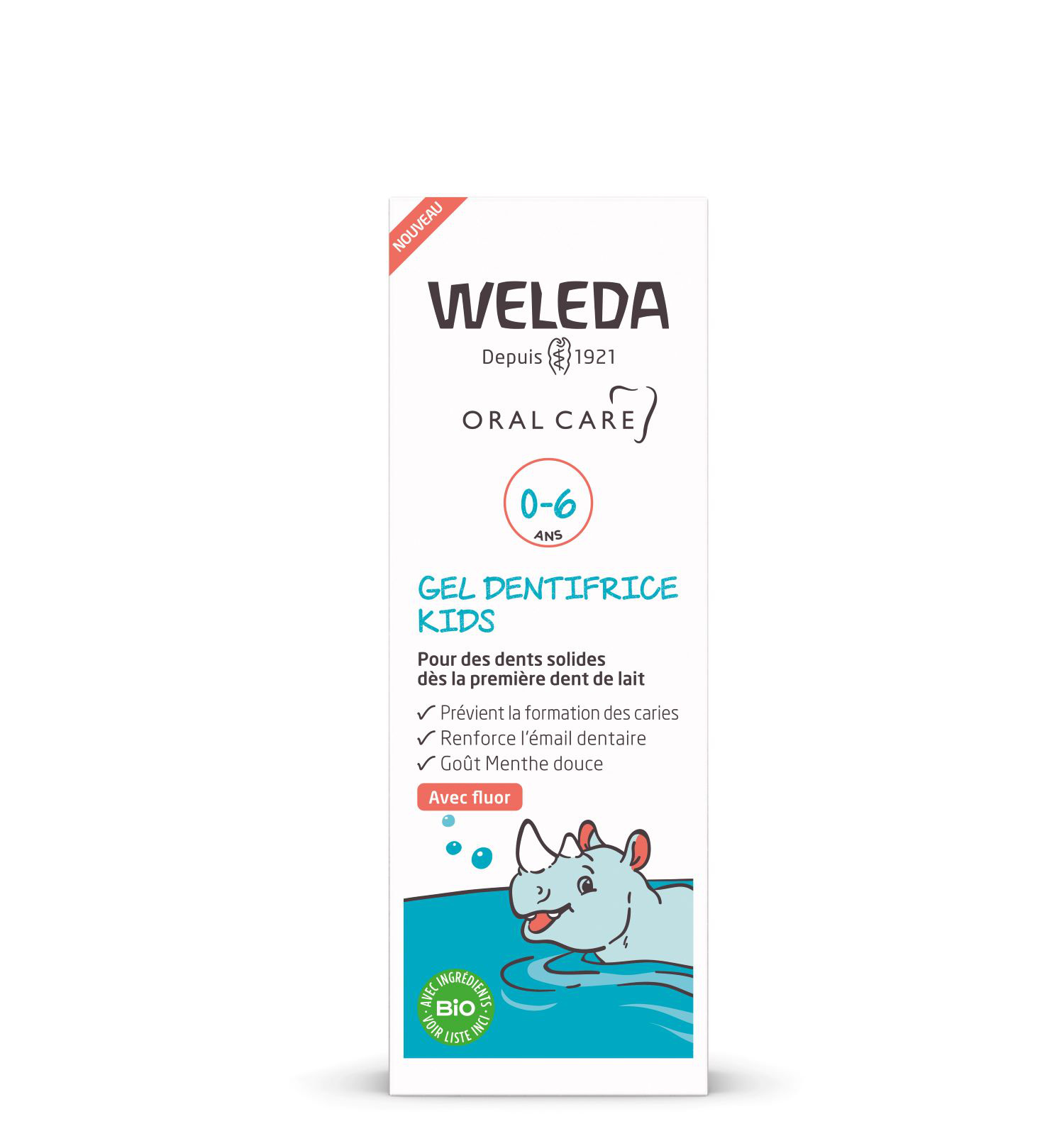 Gel Dentifrice Kids Weleda Le Tube De 50ml