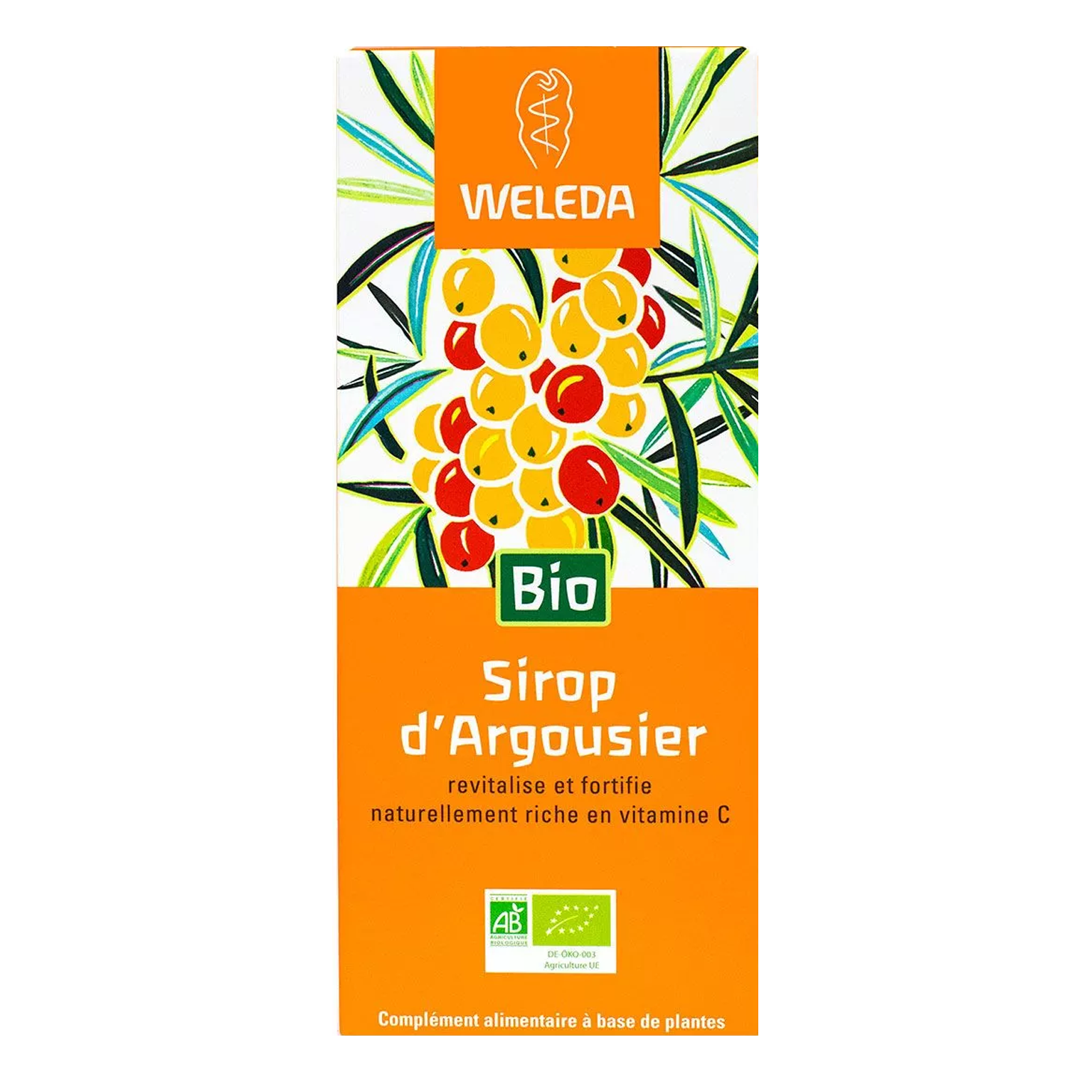 Sirop d'argousier bio 250ml