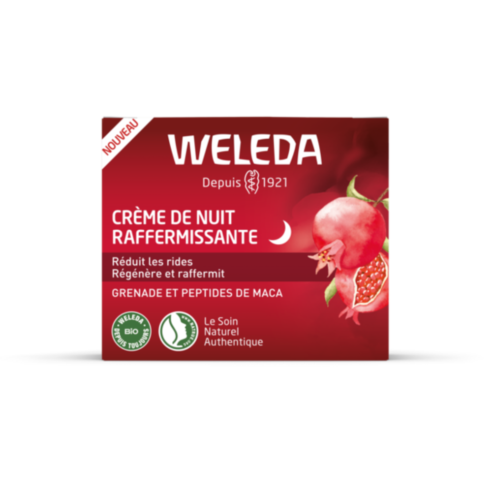Crème de Nuit raffermissante Grenade & Maca - 40ml