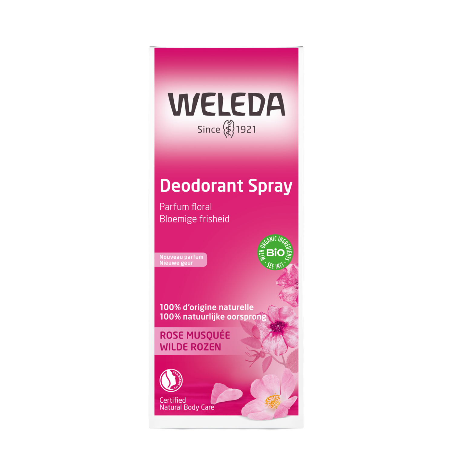 Déodorant Parfum Floral Musquée 24h Weleda Le Spray