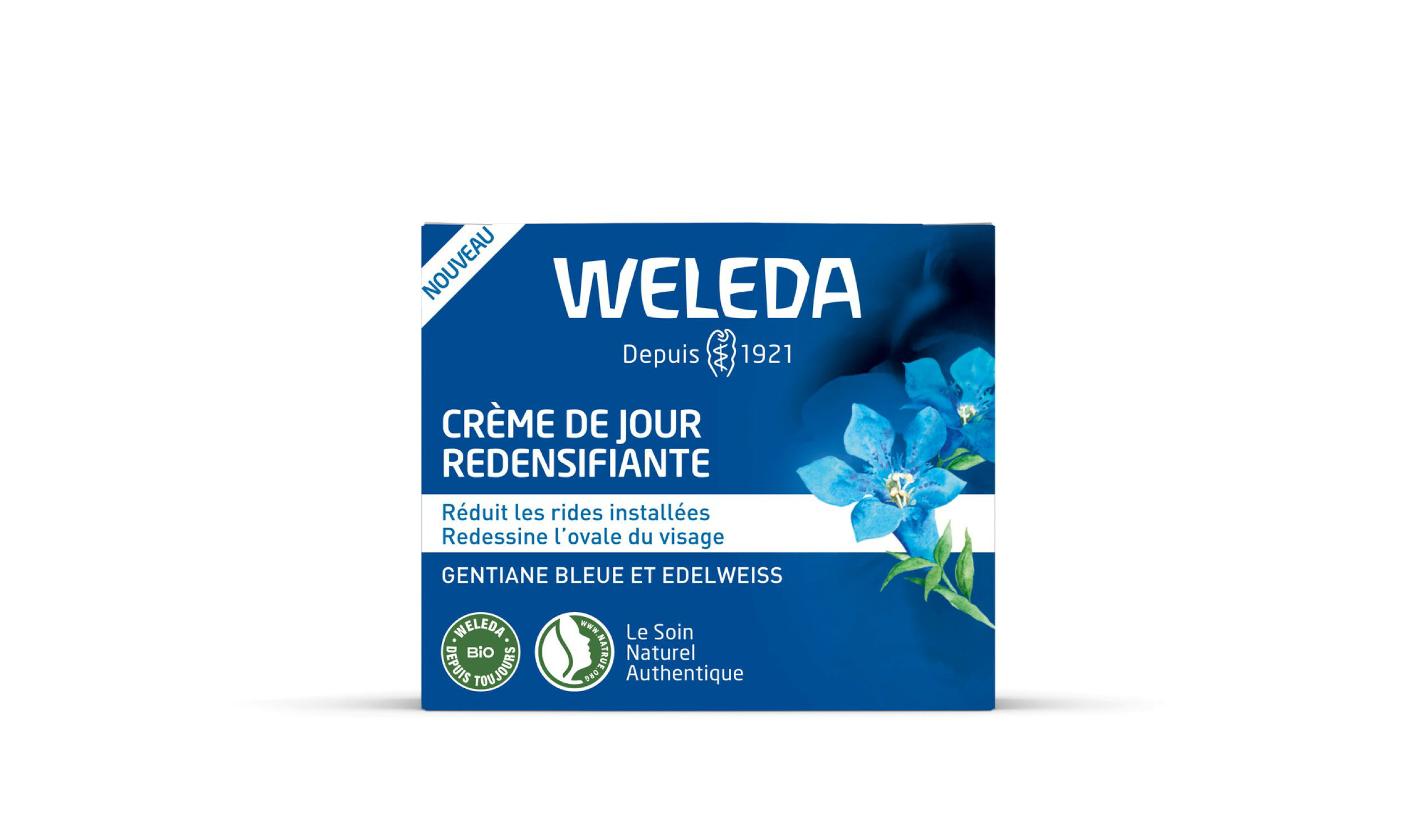 Crème de Jour redensifiante Gentiane Bleue et Edelweiss - 40ml