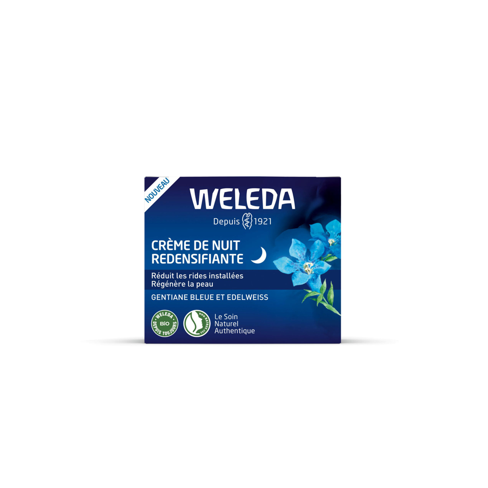 Crème de Nuit redensifiante Gentiane Bleue et Edelweiss - 40ml