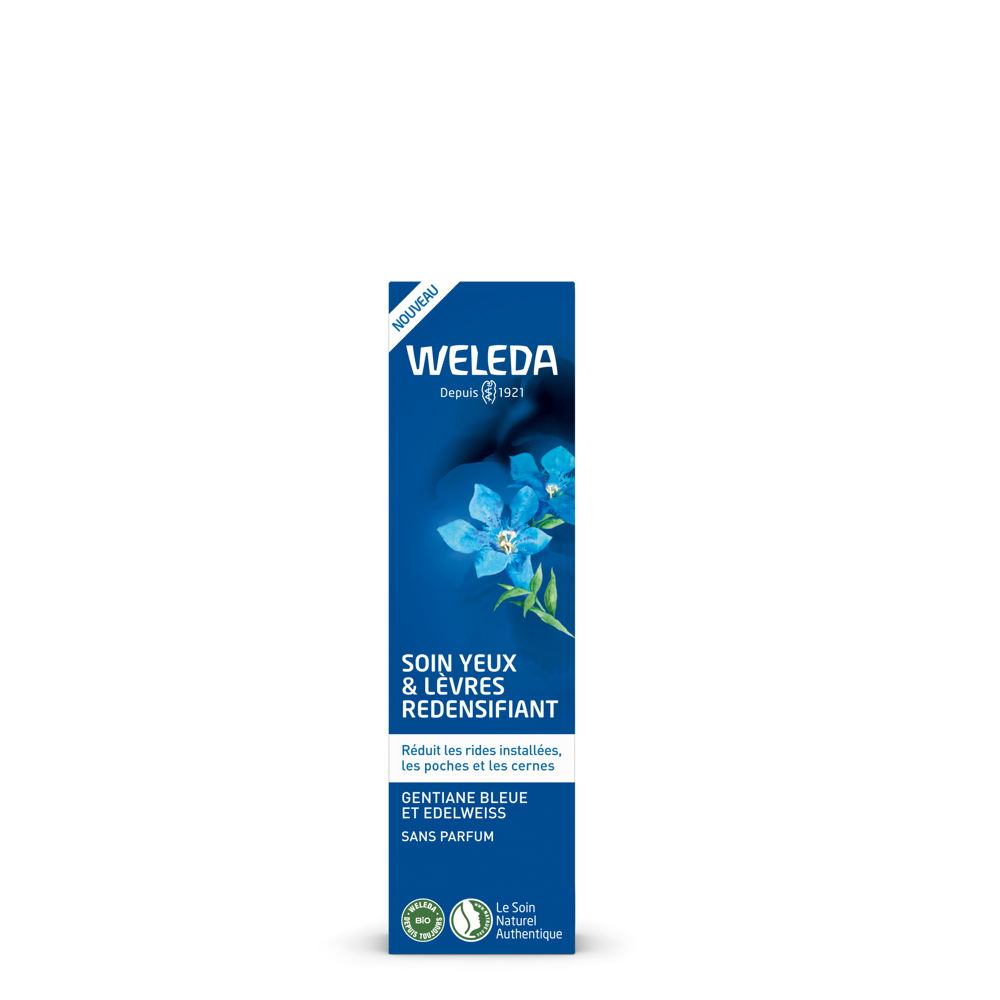 Soin Yeux & Lèvres redensifiant Gentiane Bleue et Edelweiss - 10ml