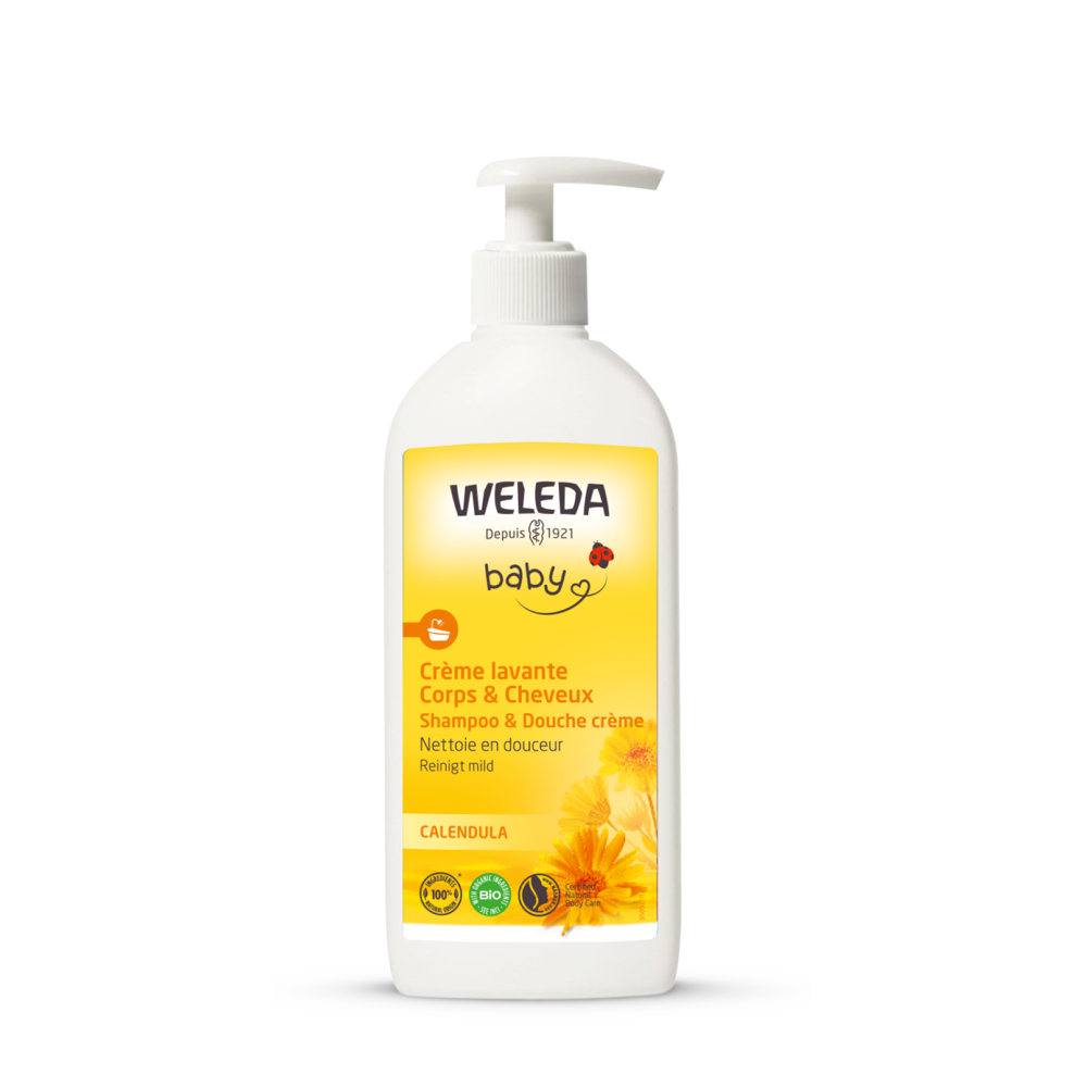 Crème lavante corps et cheveux Calendula - 400ml