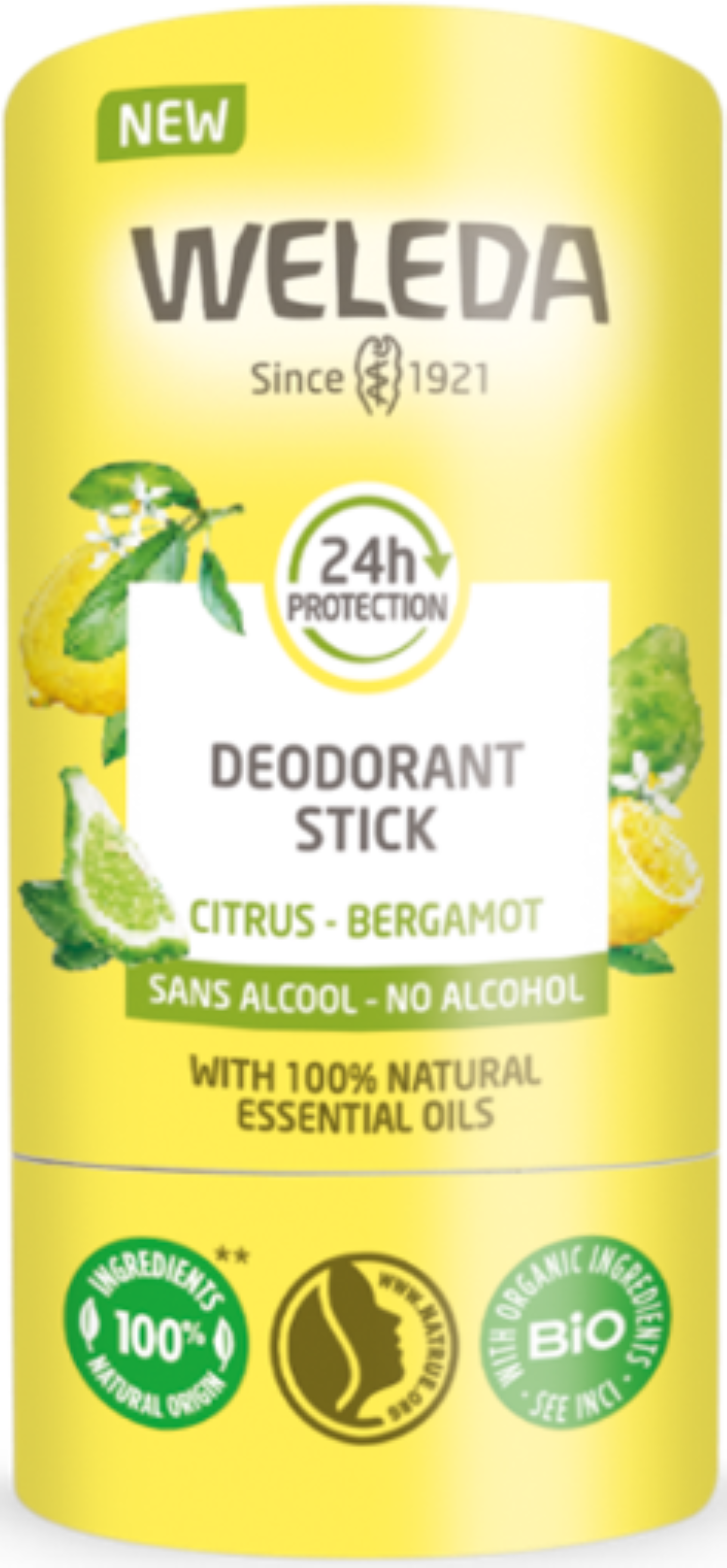 Déodorant stick Citrus Bergamot - 50g