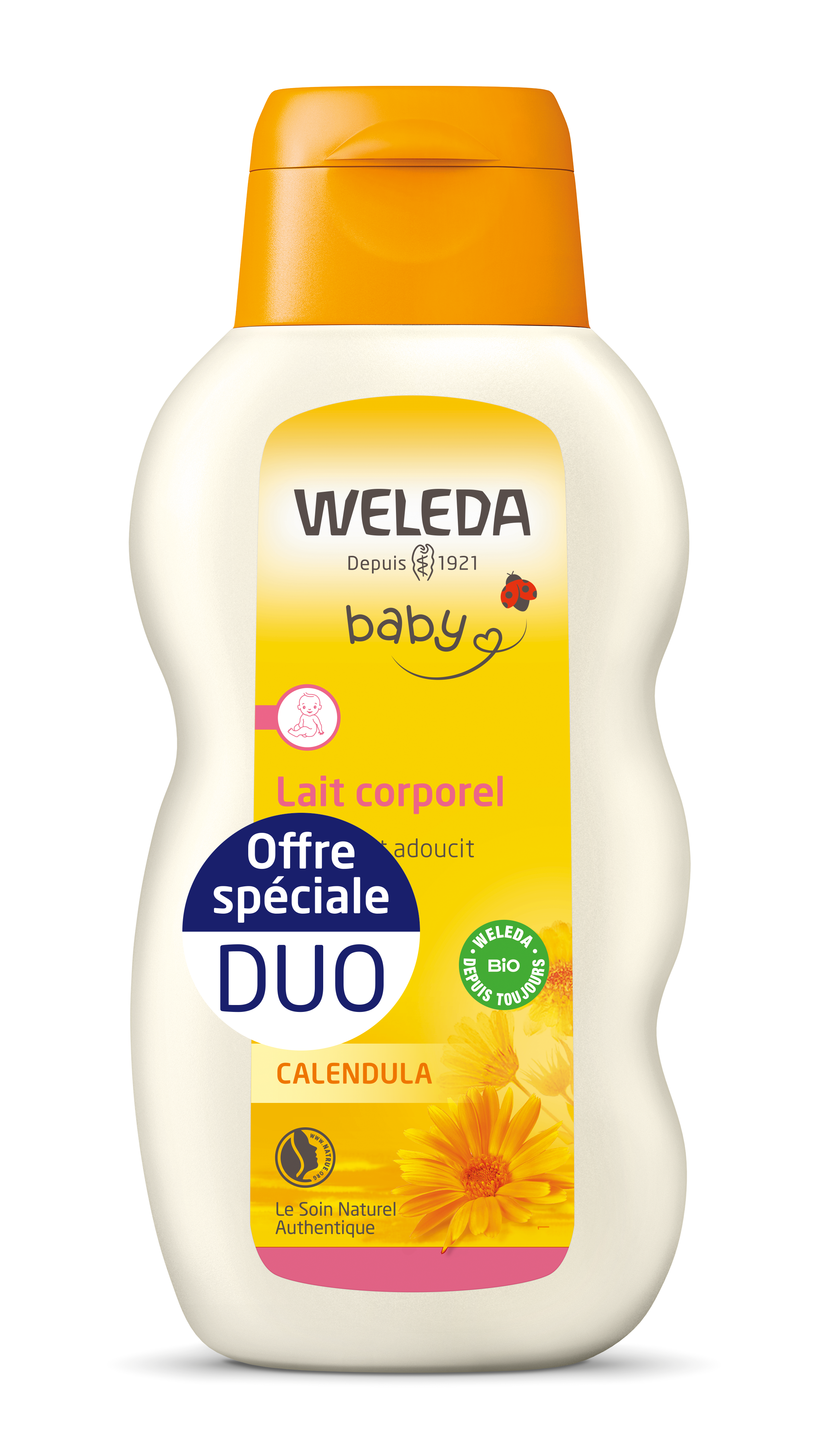 Duo Lait corporel Calendula - 2 x 200ml