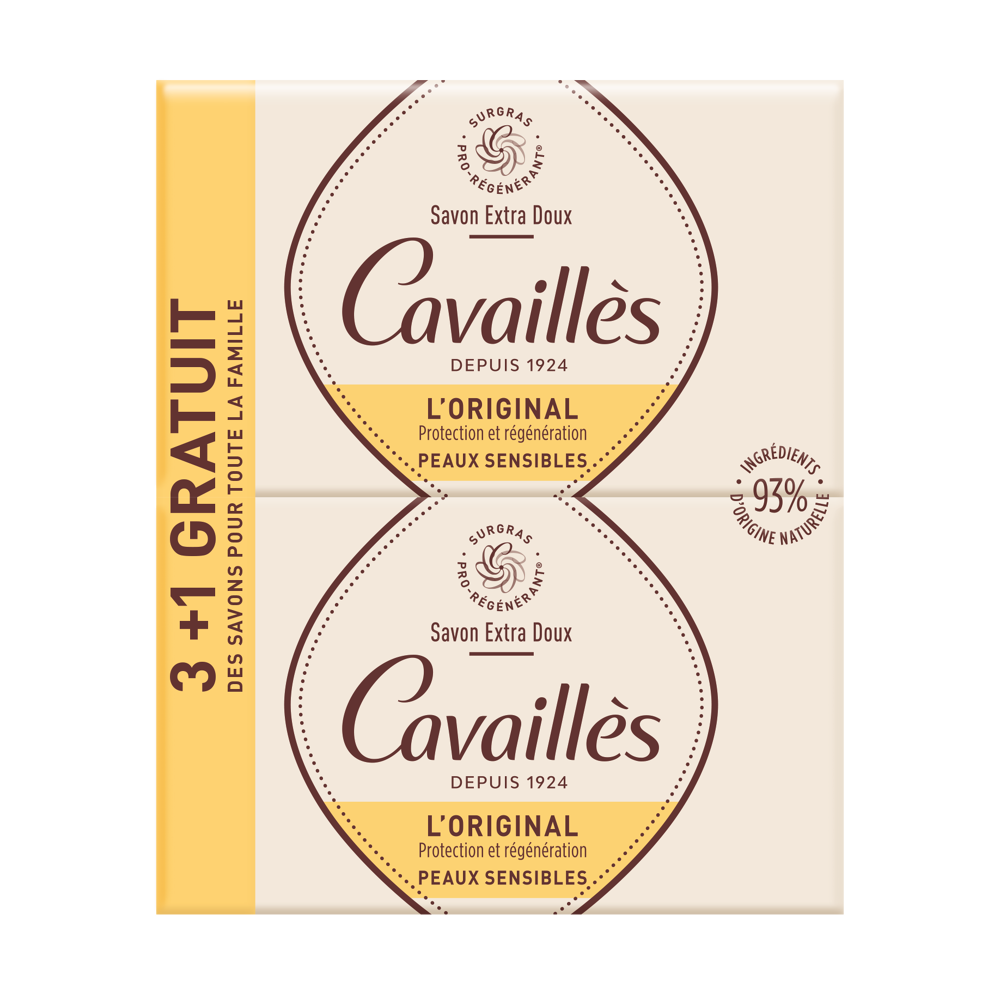 Savon surgras extra-doux 3x250g