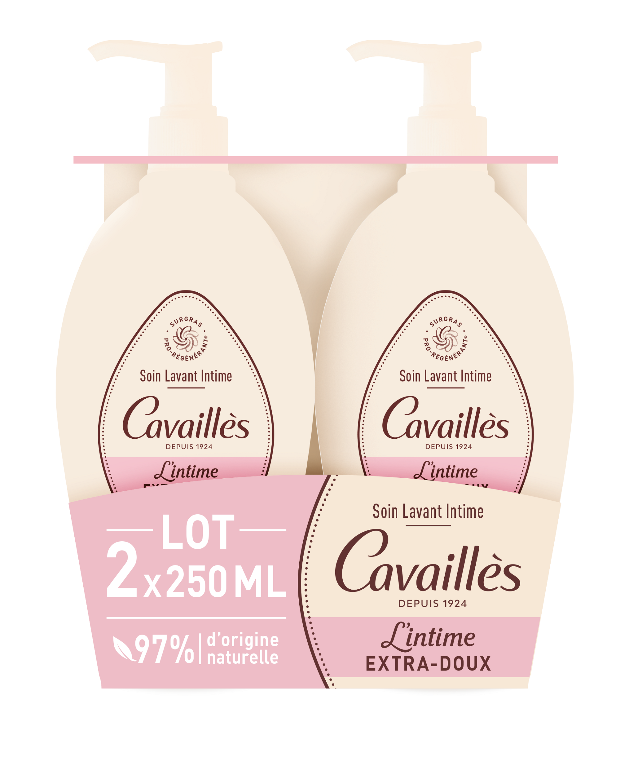 Soin Naturel Toilette Intime Extra-Doux 2x250ml