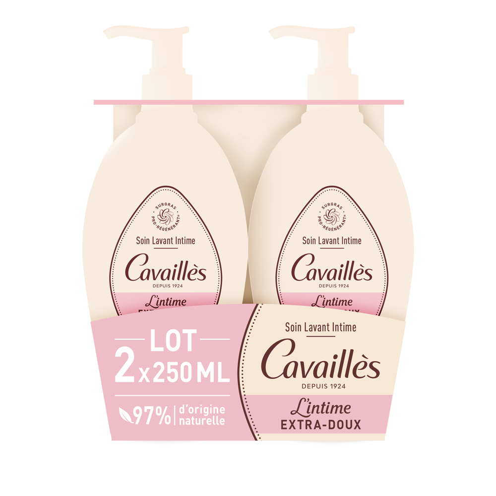 Soin Naturel Toilette Intime Extra-Doux 2x250ml