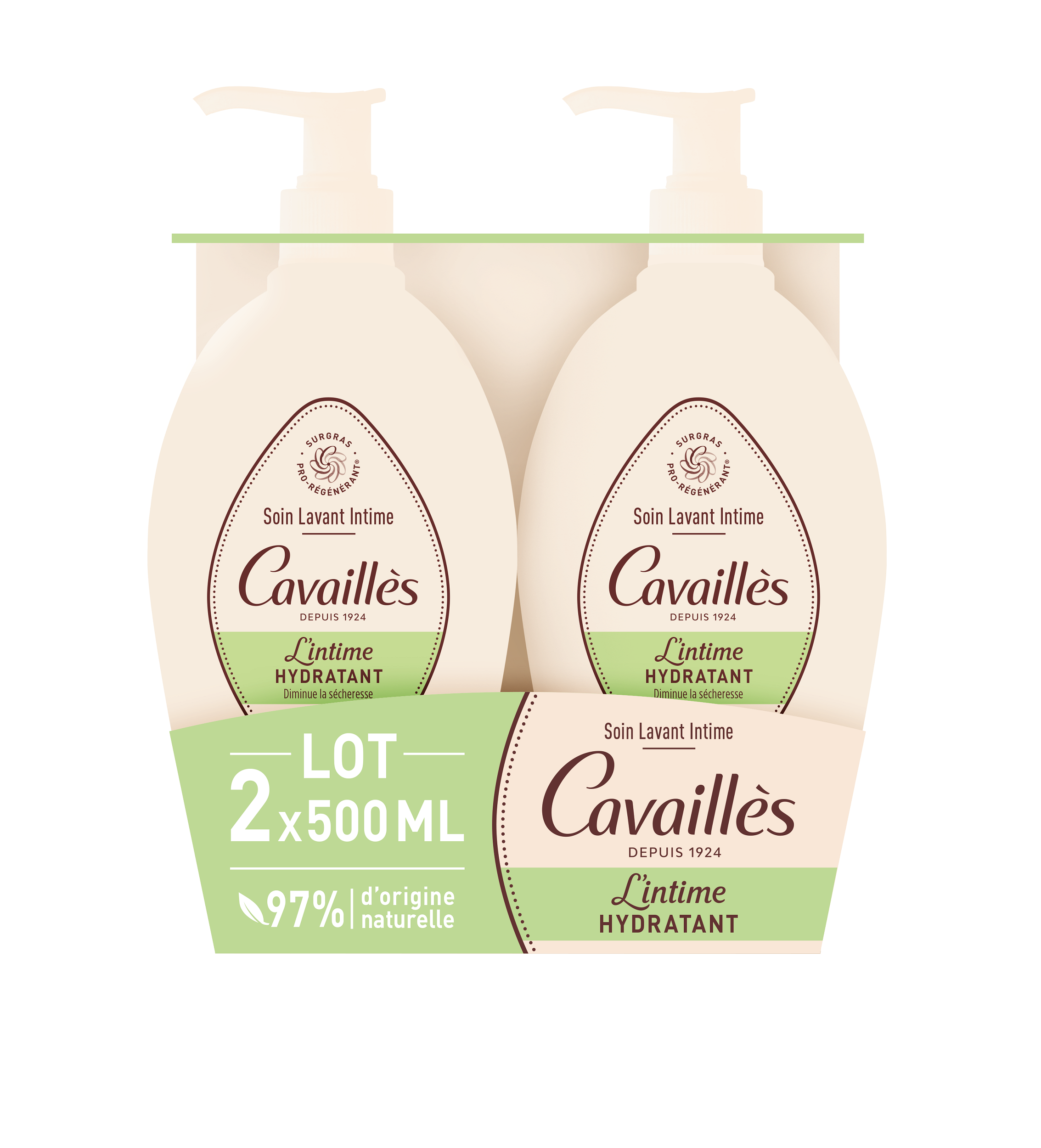 Soin Naturel Toilette Intime Sécheresse 2x500ml