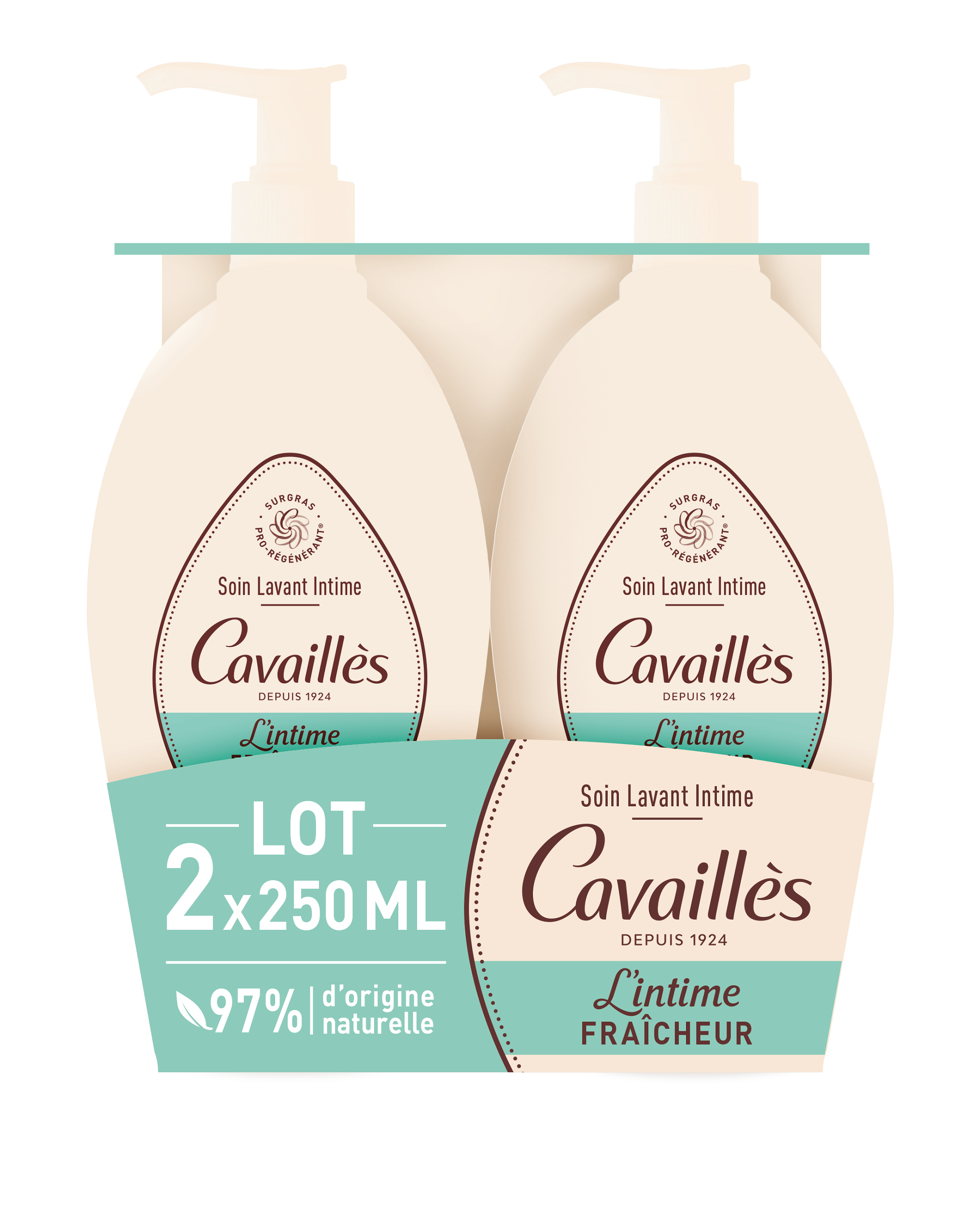 Soin Naturel Toilette Intime Fraîcheur 2x250ml