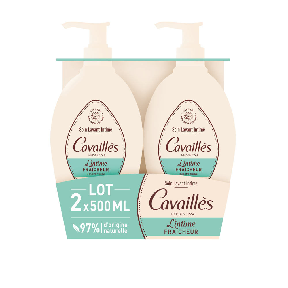 Soin Naturel Toilette Intime Fraîcheur 2x500ml