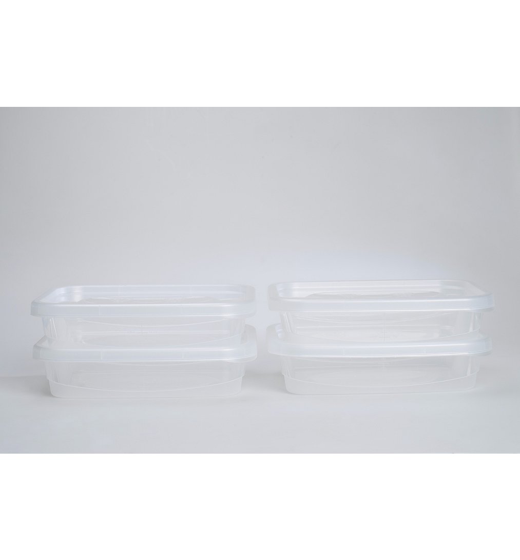 Easylock Lot De 6 Boîtes De Conservation Hermétiques Avec Couvercles En