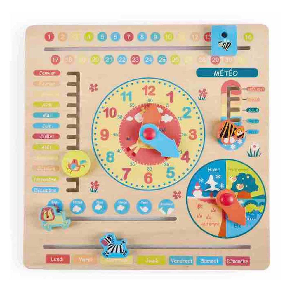 Sélection d’Experts - Kidway - Mon calendrier éducatif en bois - Jeux éducatifs - 3 ans et +