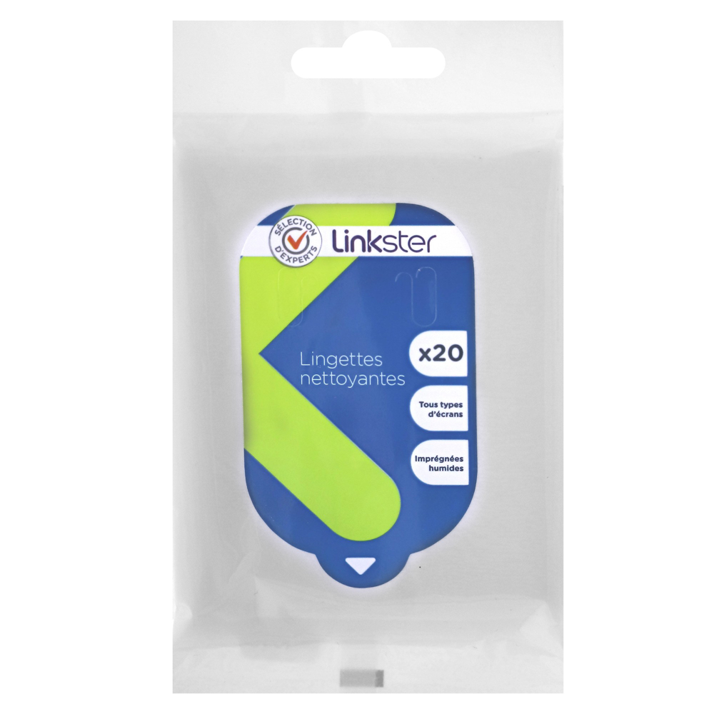 Lingettes nettoyantes - 20 unités - Sélection d’Experts - Linkster