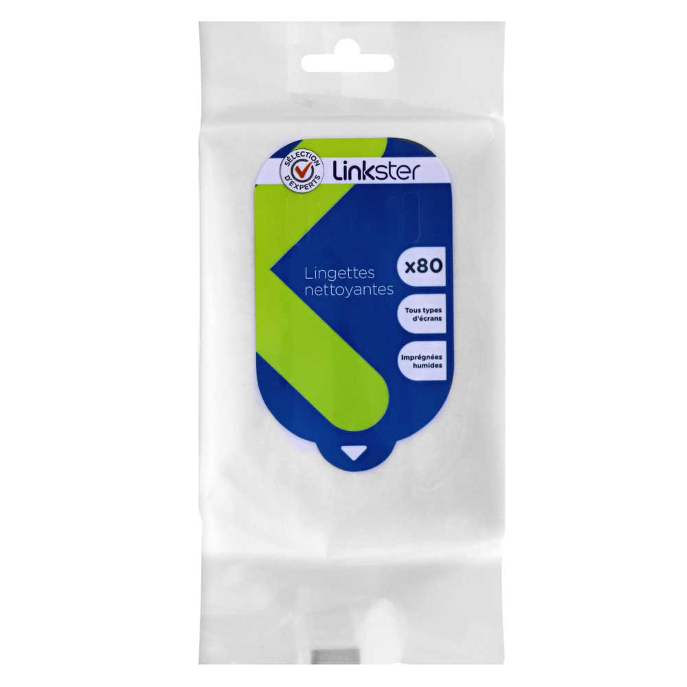 Lingettes nettoyantes - 80 unités - Sélection d’Experts - Linkster