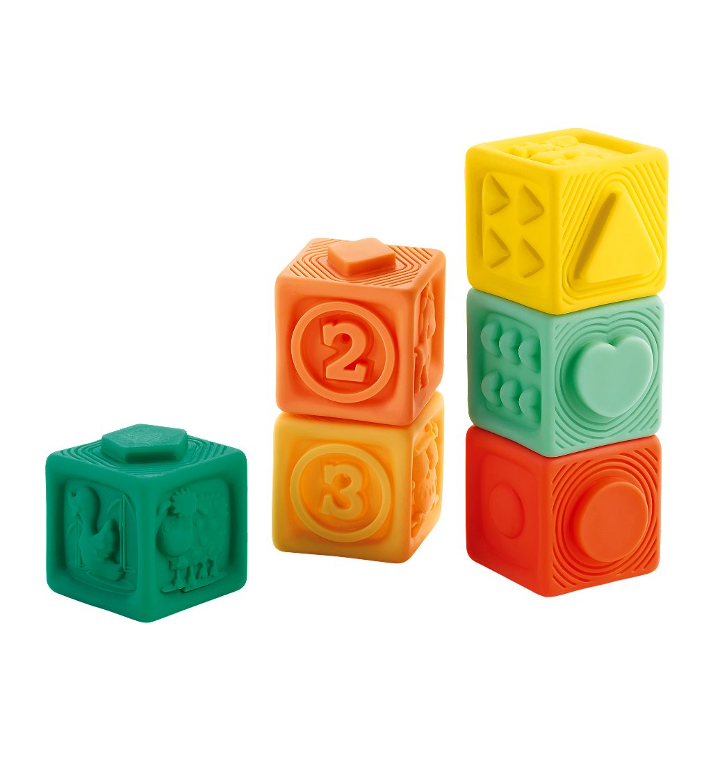 Sélection d’Experts - Kidway - Cubes souples - Eveil 1er âge - 6 mois et +