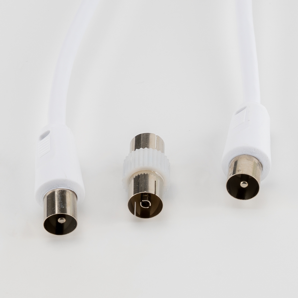 Câble antenne TV 9,52mm mâle/mâle + 1 adaptateur - 3m - Sélection d’Experts - Linkster