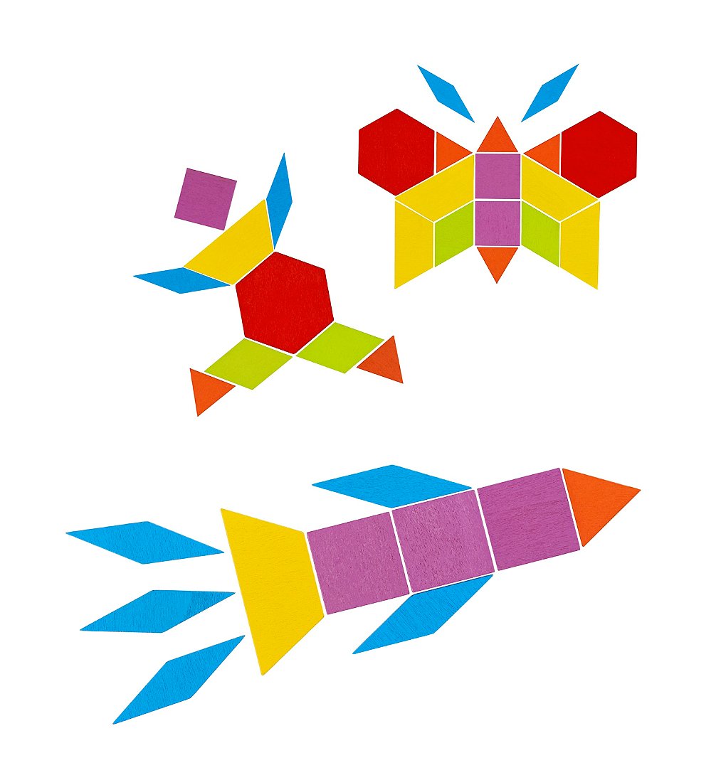 Sélection d’Experts - Kidway - Montessori tangram en bois - Jeux éducatifs - 5 ans et +