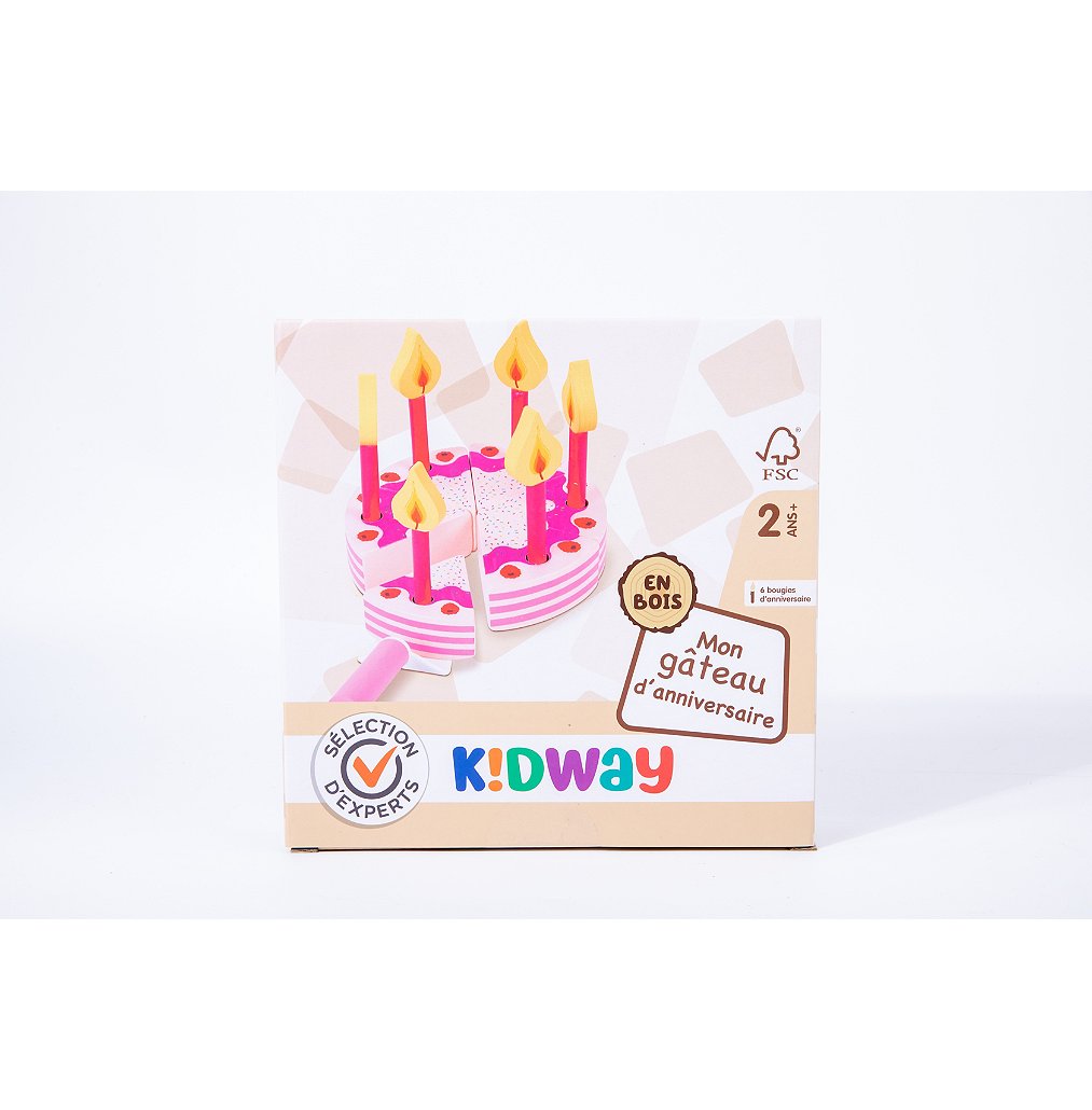 Sélection d’Experts - Kidway - Mon gâteau d'anniversaire - Imitation - 2 ans et +