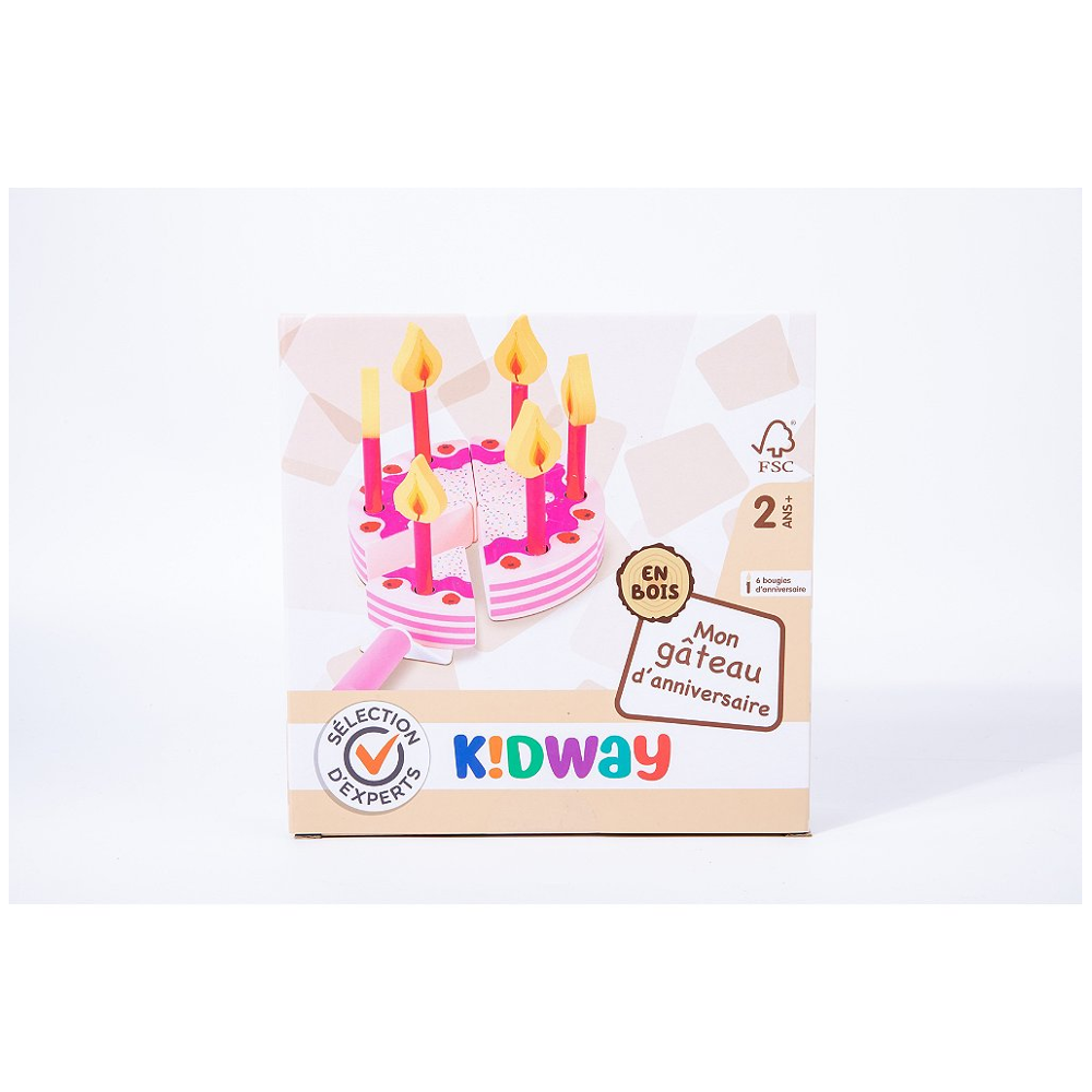 Sélection d’Experts - Kidway - Mon gâteau d'anniversaire - Imitation - 2 ans et +