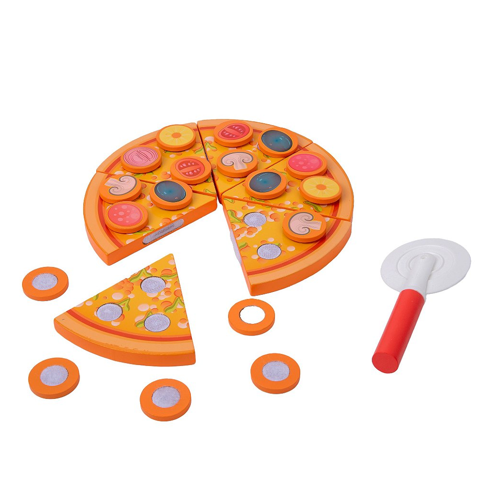 Sélection d’Experts - Kidway - Ma pizza à découper en bois - Imitation - 2 ans et +