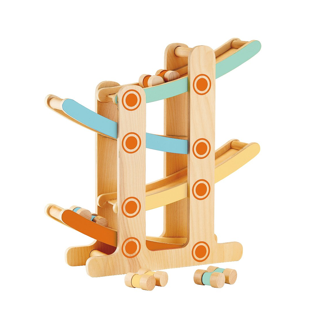 Sélection d’Experts - Kidway - Mon toboggan de voiture en bois - Eveil 1er âge - 18 mois et +