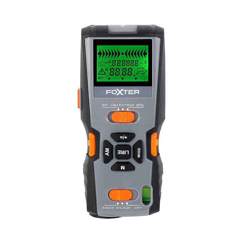 Mètre laser - détecteur multi fonctions 5 en 1 - FOXTER