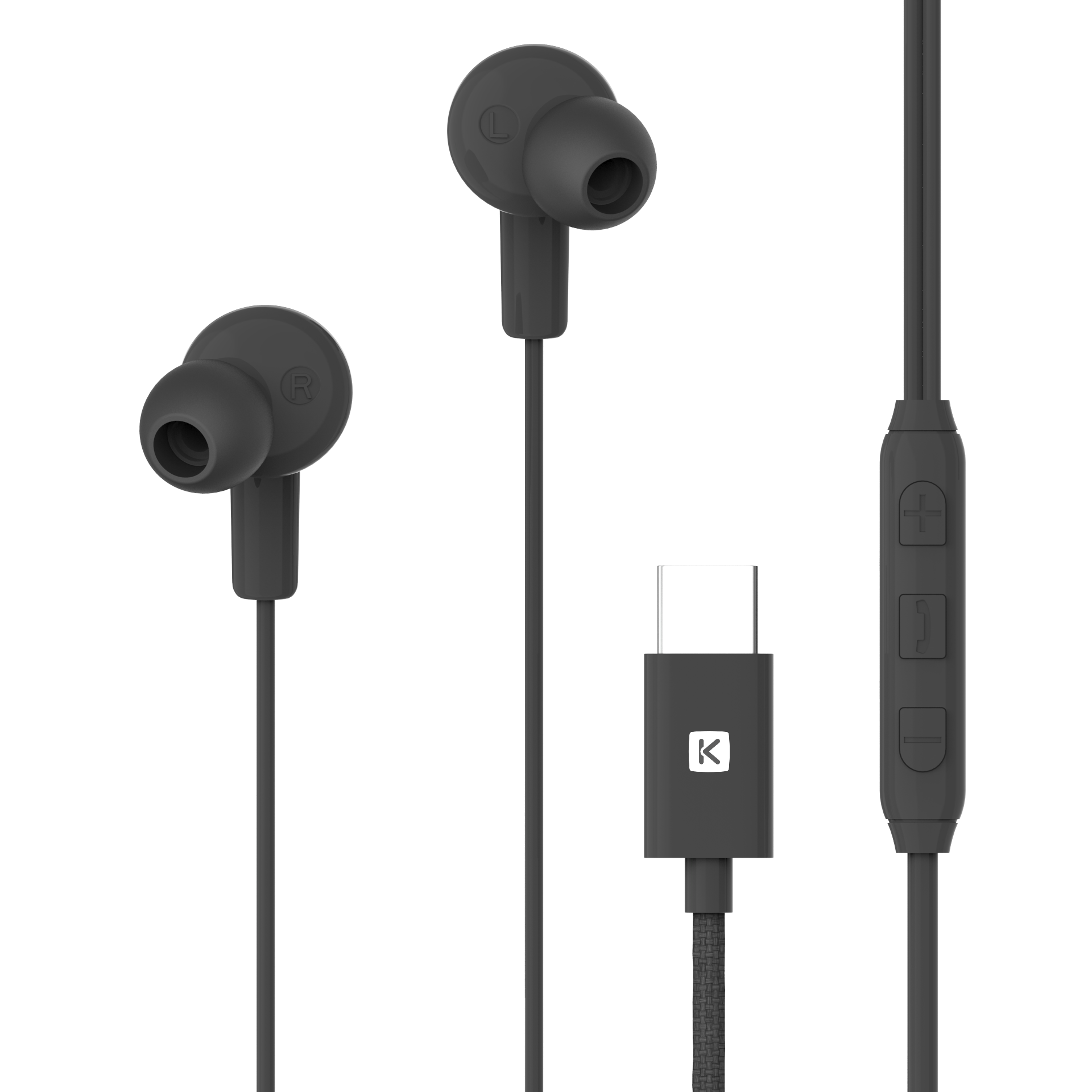 Ecouteurs filaires intra USB-C