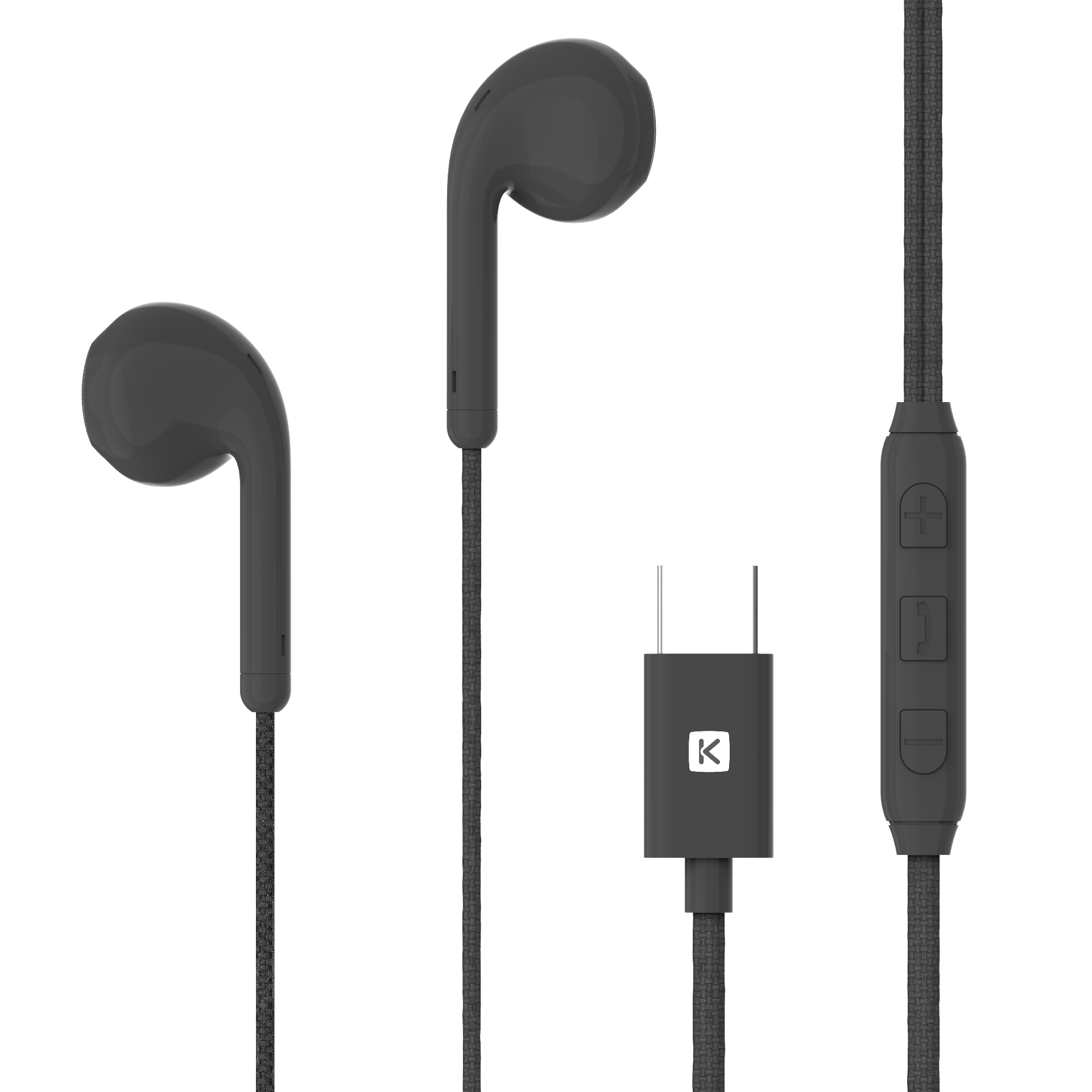 Ecouteurs filaires semi-intra USB-C