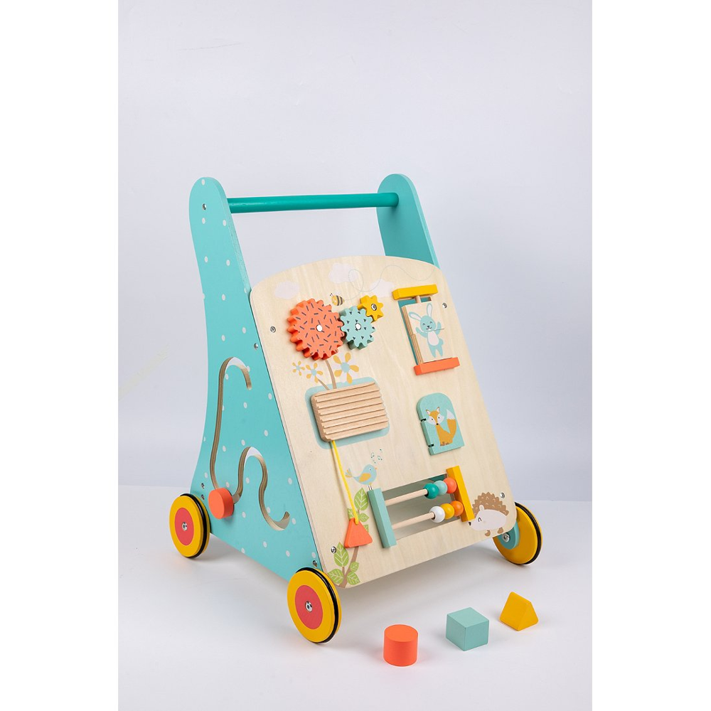 Sélection d’Experts - Kidway - Mon chariot multi-activités en bois - Eveil 1er âge - 1 an et +