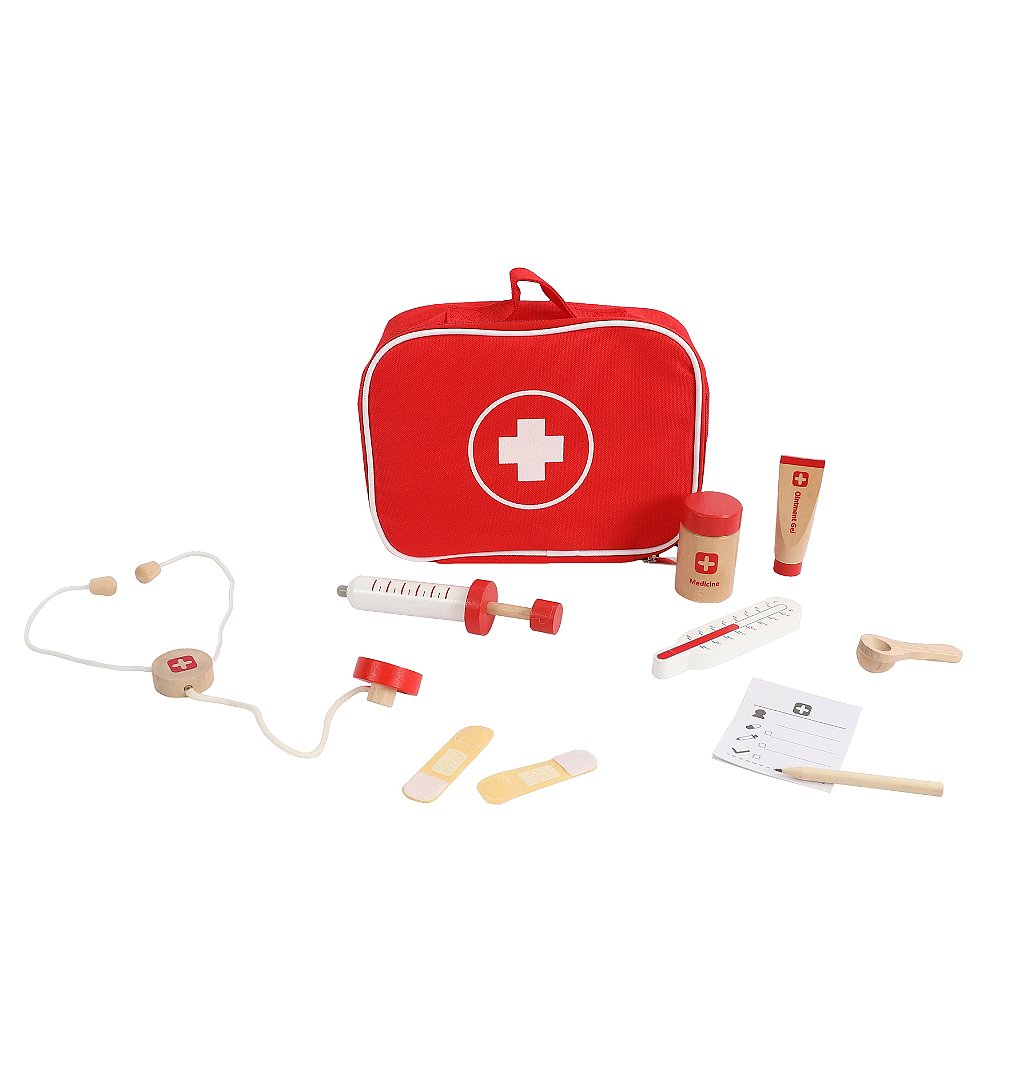 Sélection d’Experts - Kidway - Ma mallette de docteur en bois - Imitation - 3 ans et +