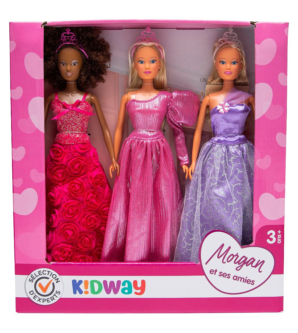 MORGAN SET 3 POUPEES