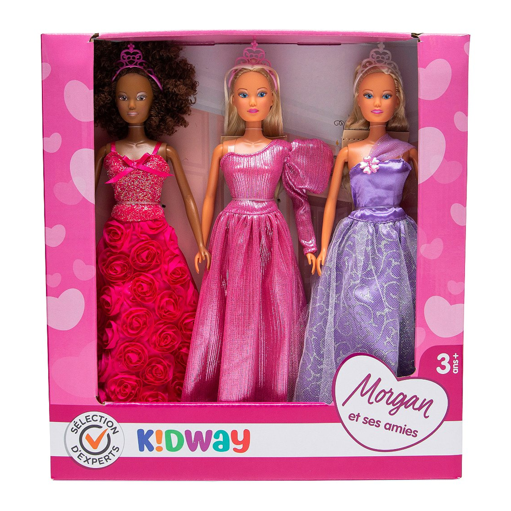MORGAN SET 3 POUPEES