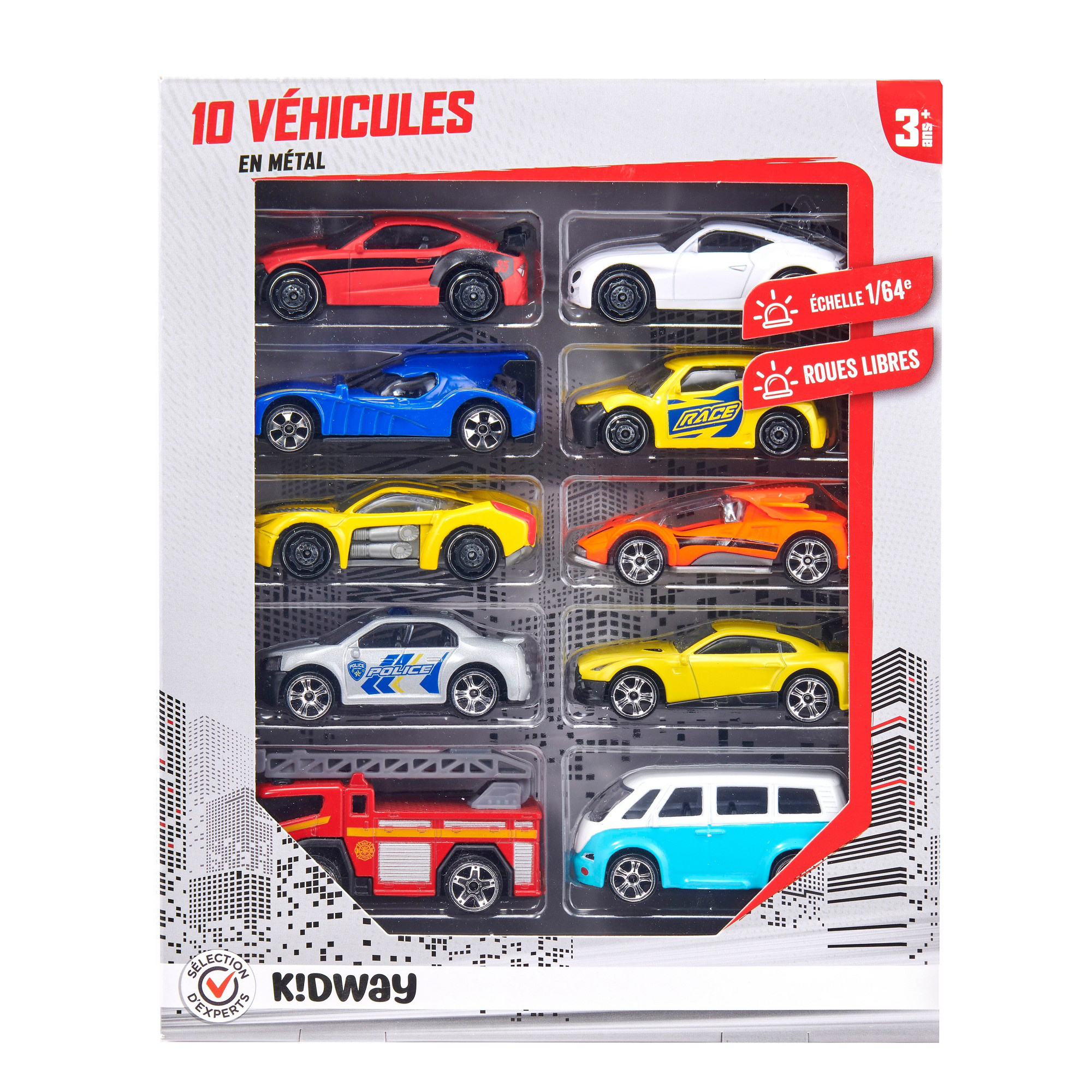 10 VEHICULES EN METAL