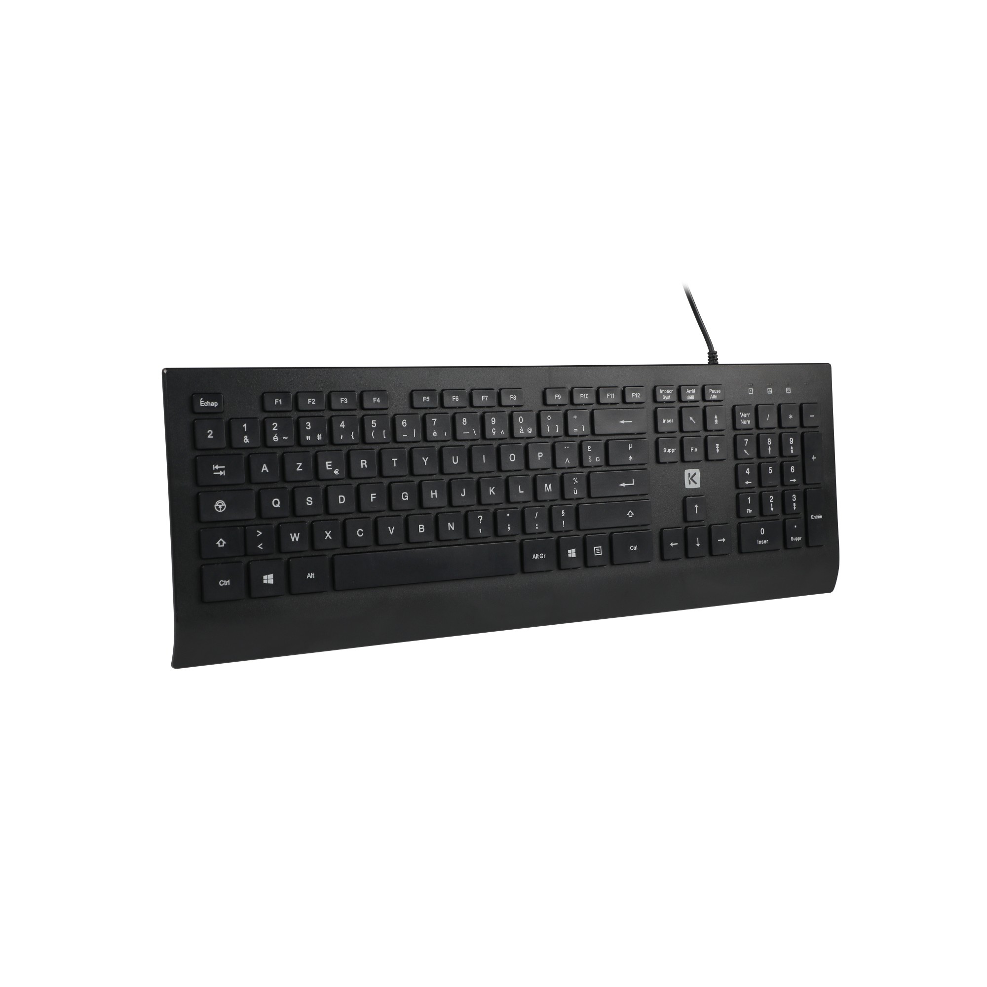 Clavier filaire noir