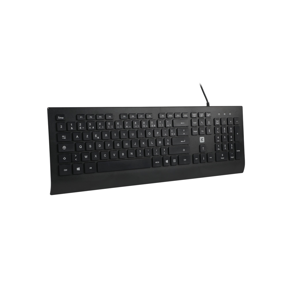 Clavier filaire noir