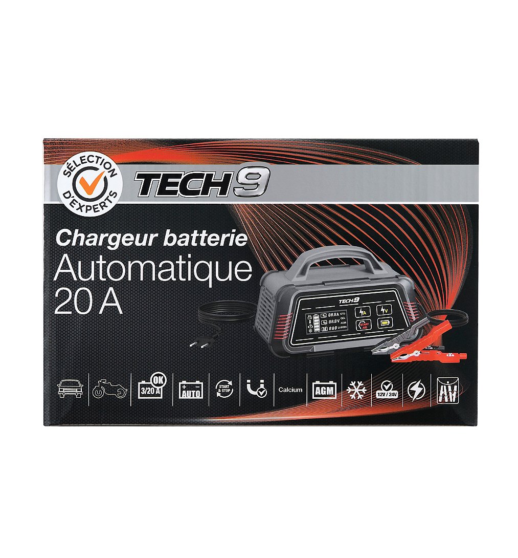 Chargeur batterie automatique 20A