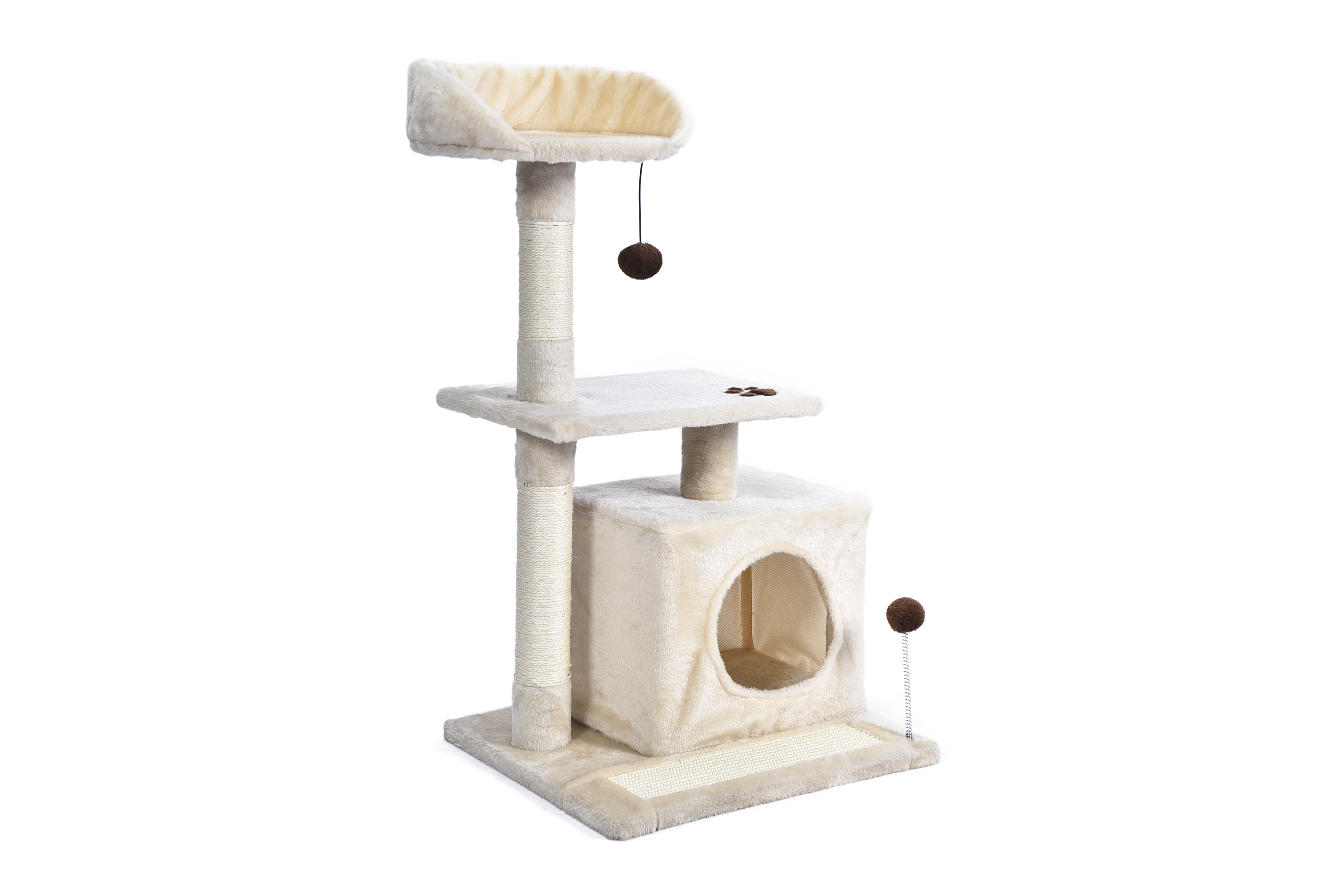 ARBRE A CHAT H.85CM BEIGE  - Marque Repère - Tous mes amis