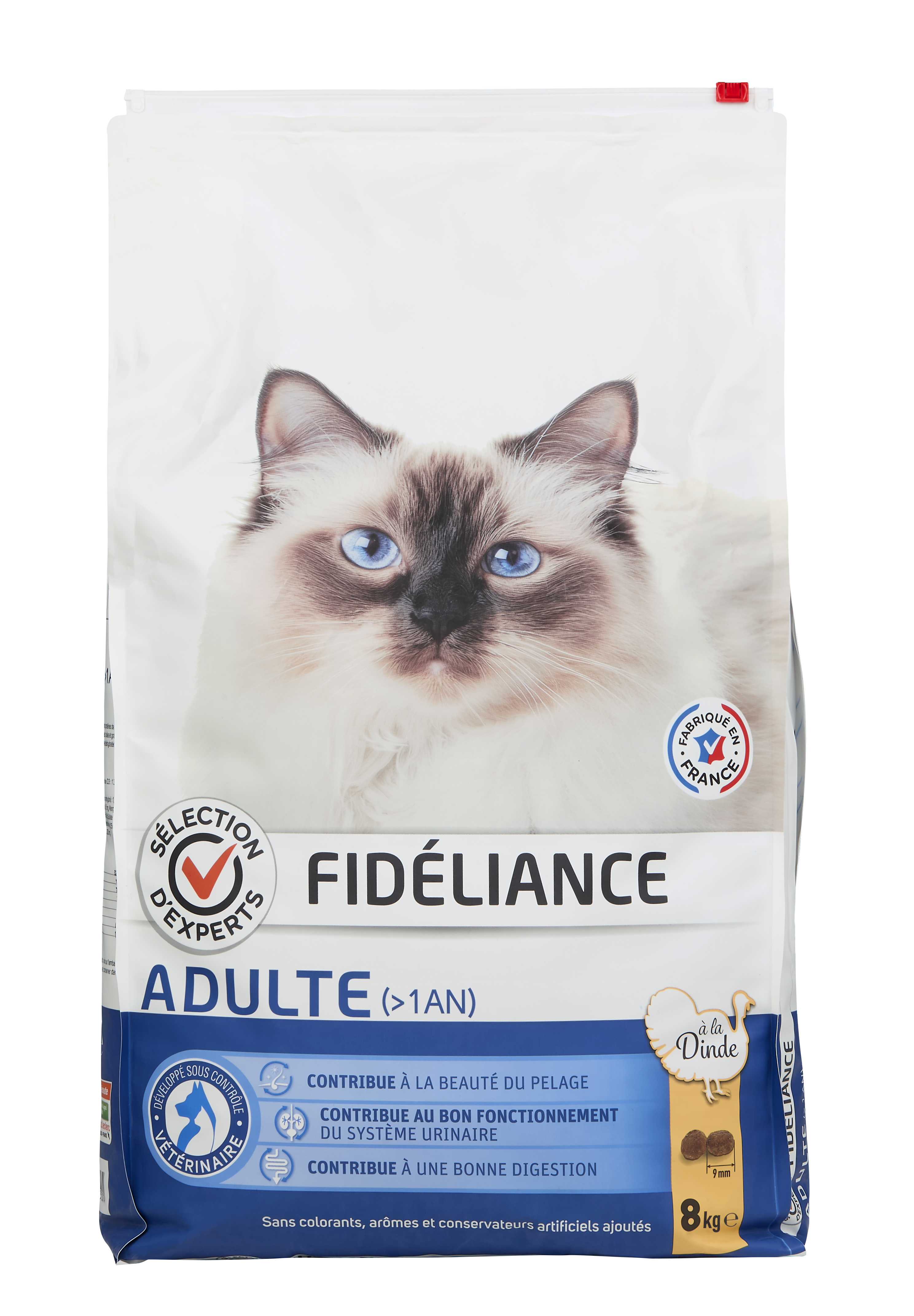 Meilleurs prix pour Croquettes chat adulte à la dinde, 8kg - Sélection d'Experts - Fidéliance