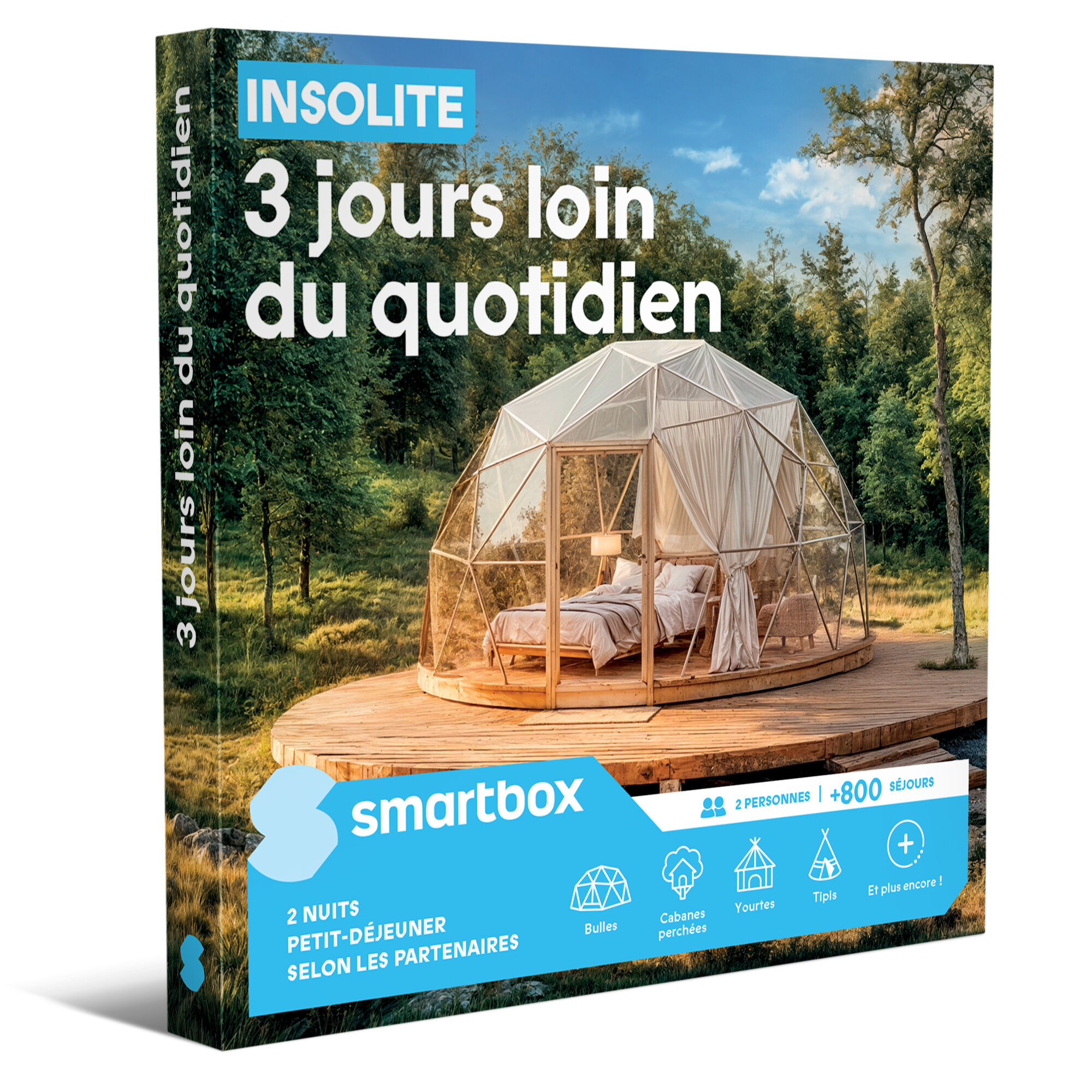 Coffret cadeau SmartBox Insolite 3 jours loin du quotidien - vue 2